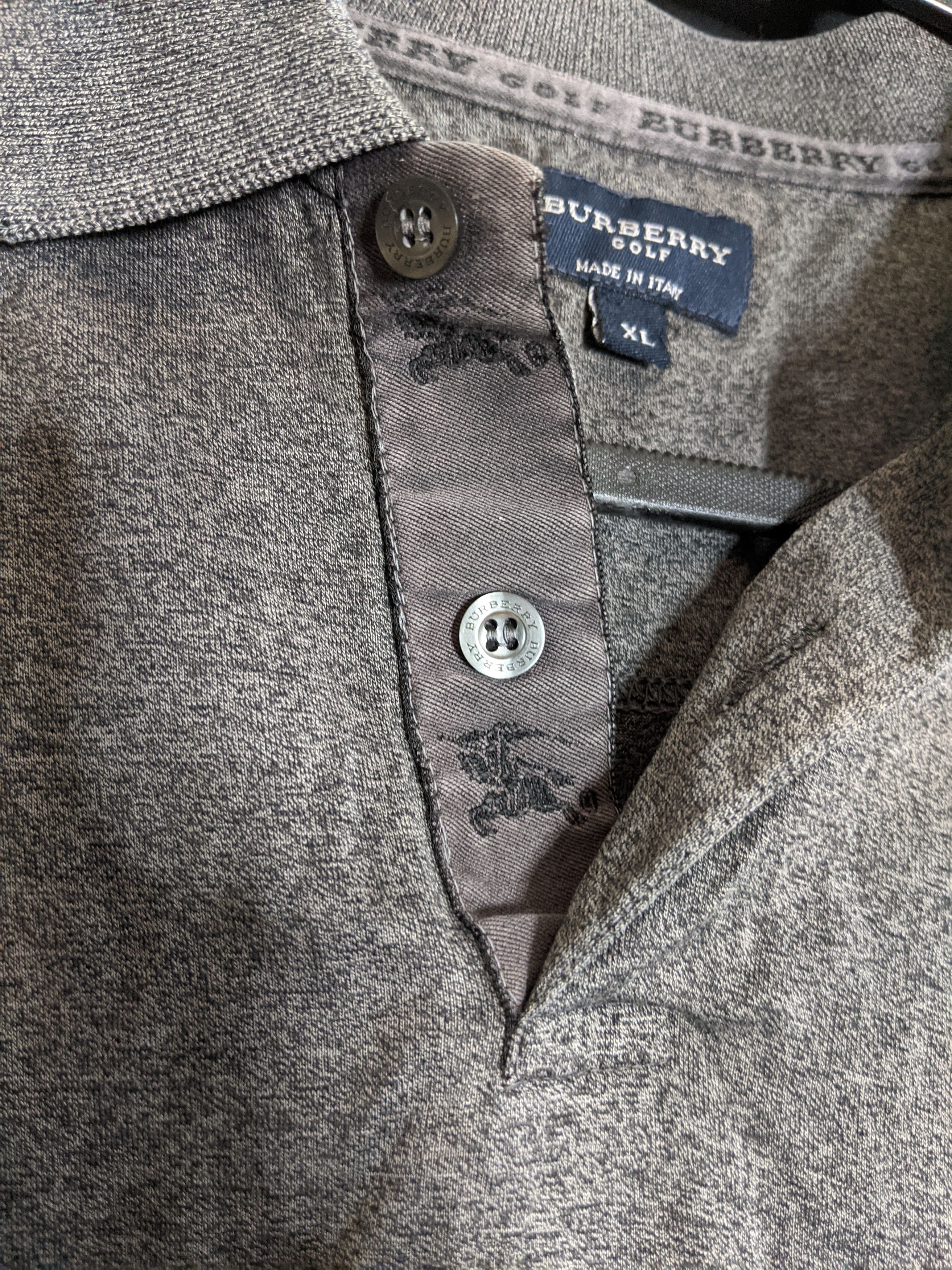 Burberry Golf gray logo polo shirt Italy XL Size US XL / EU 56 / 4 - 6 Thumbnail