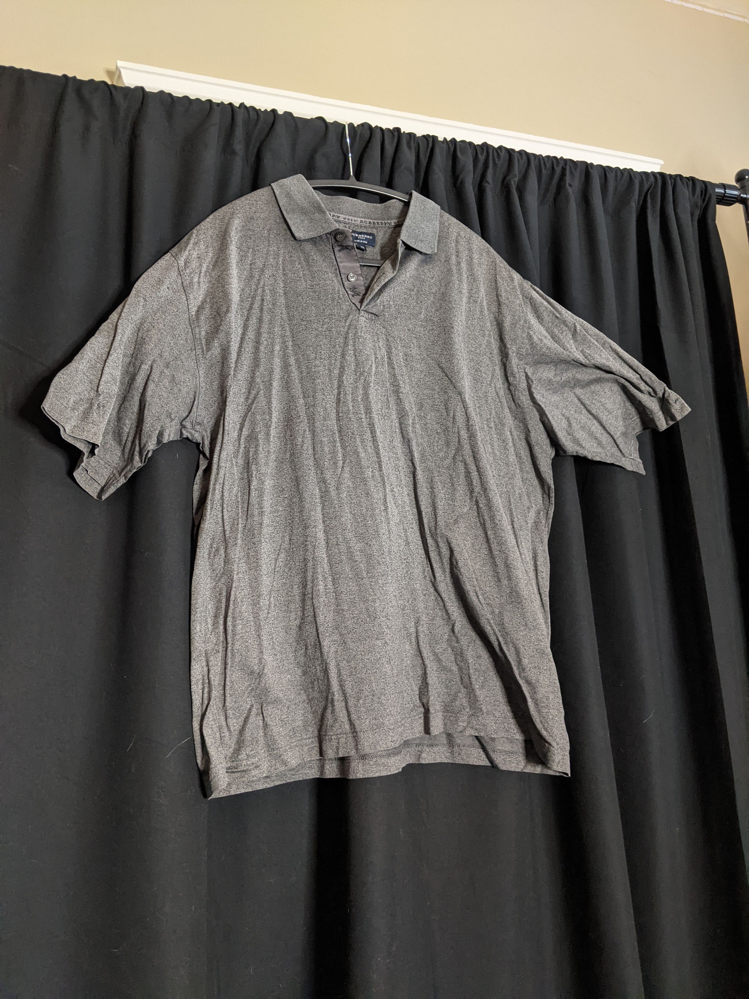 Burberry Golf gray logo polo shirt Italy XL Size US XL / EU 56 / 4 - 1 Thumbnail