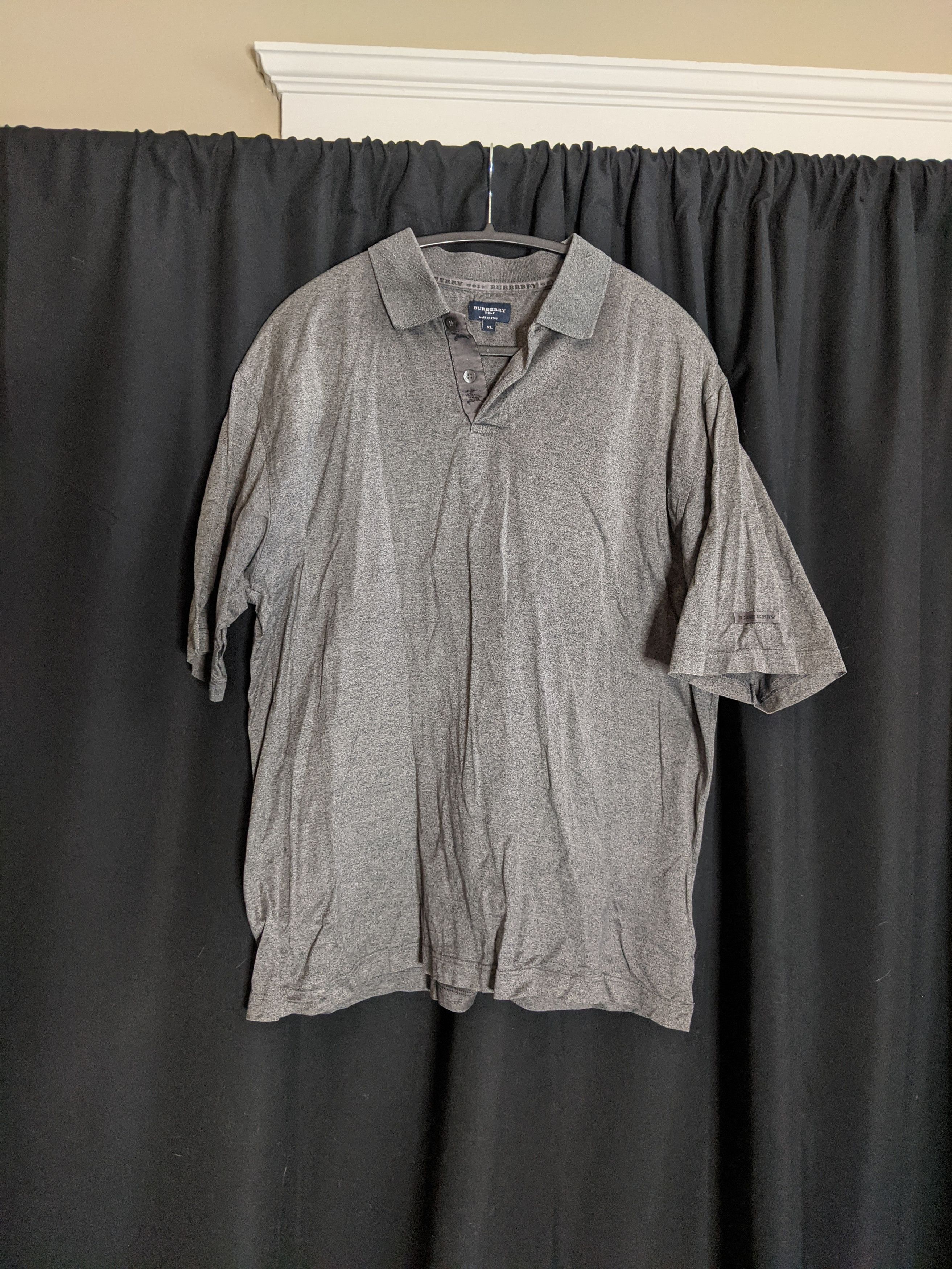 Burberry Golf gray logo polo shirt Italy XL Size US XL / EU 56 / 4 - 7 Thumbnail