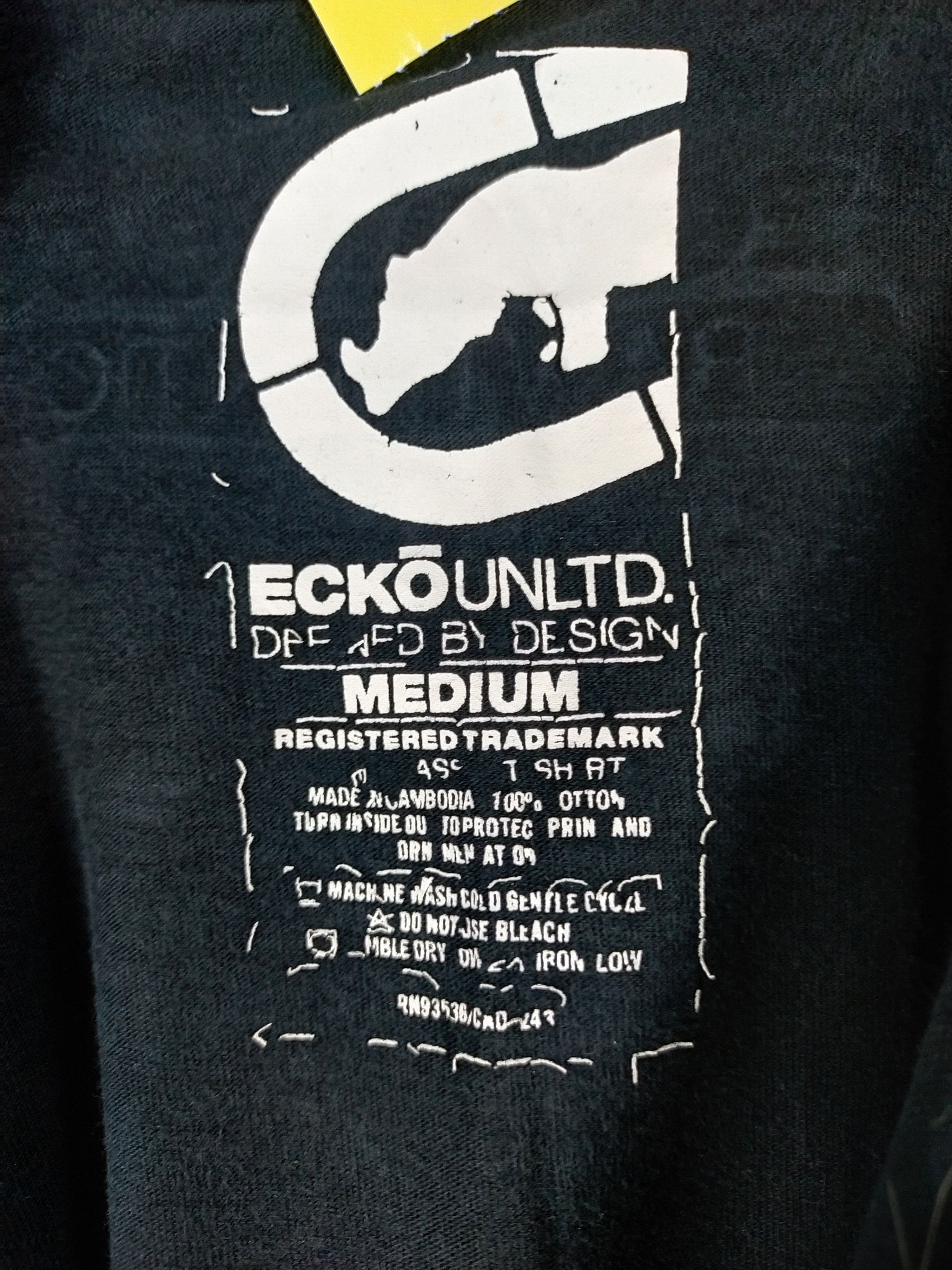 Ecko Unltd. DL Ecko Unltd. black Tshirt #2549 Size US M / EU 48-50 / 2 - 14 Thumbnail