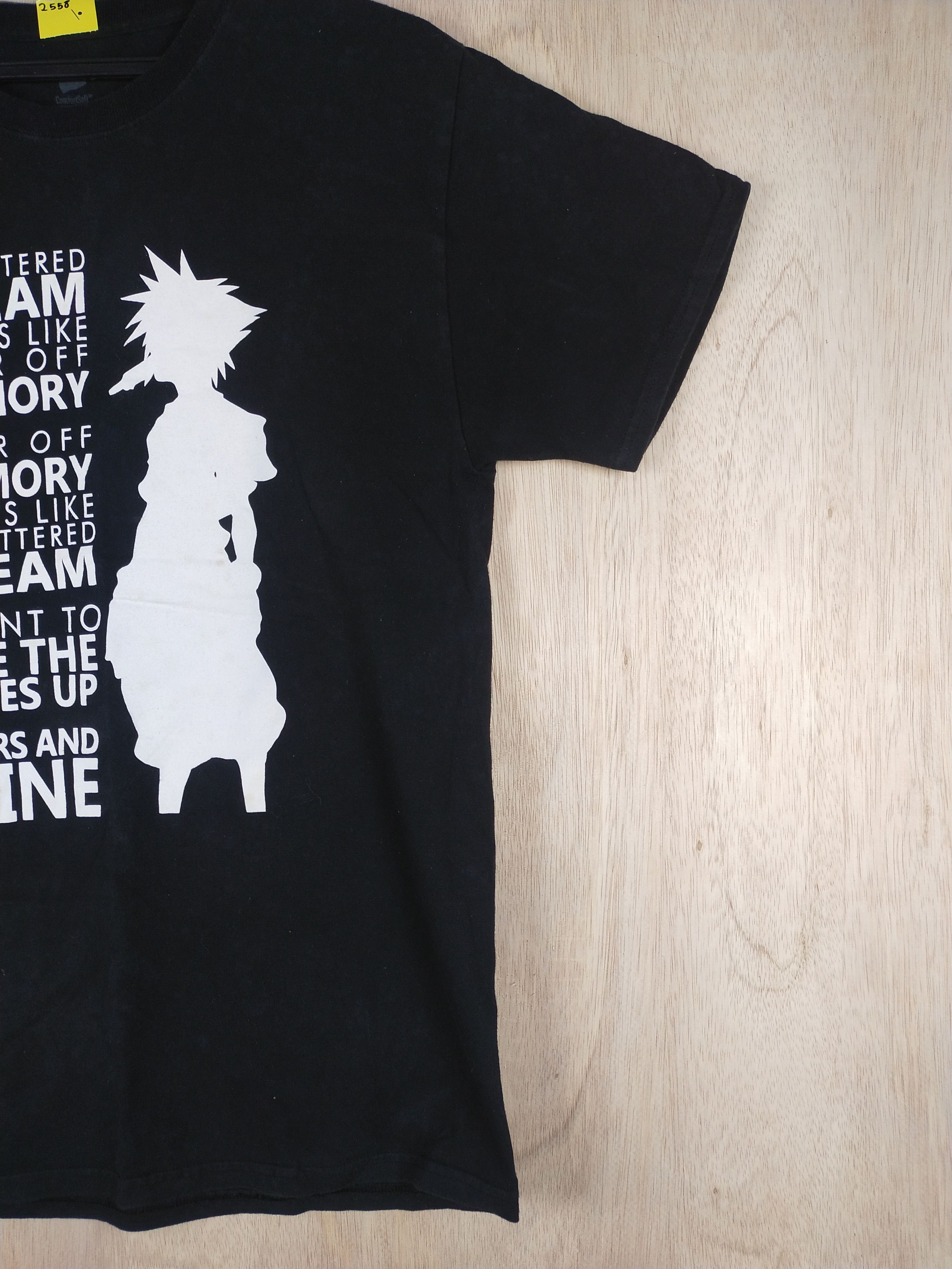 Anime DL Hanes anima black Tshirt #2558 Size US M / EU 48-50 / 2 - 5 Thumbnail