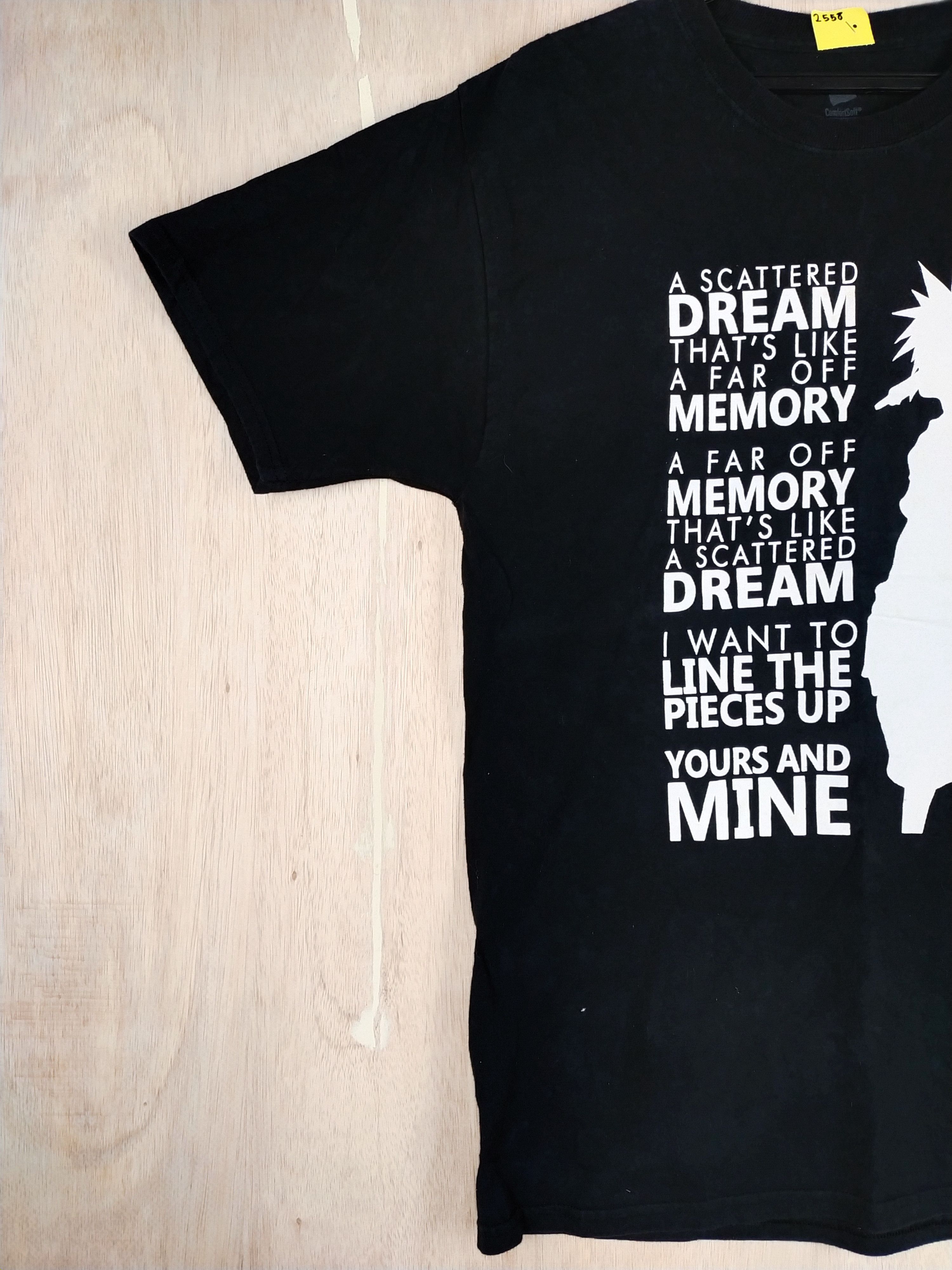 Anime DL Hanes anima black Tshirt #2558 Size US M / EU 48-50 / 2 - 3 Thumbnail