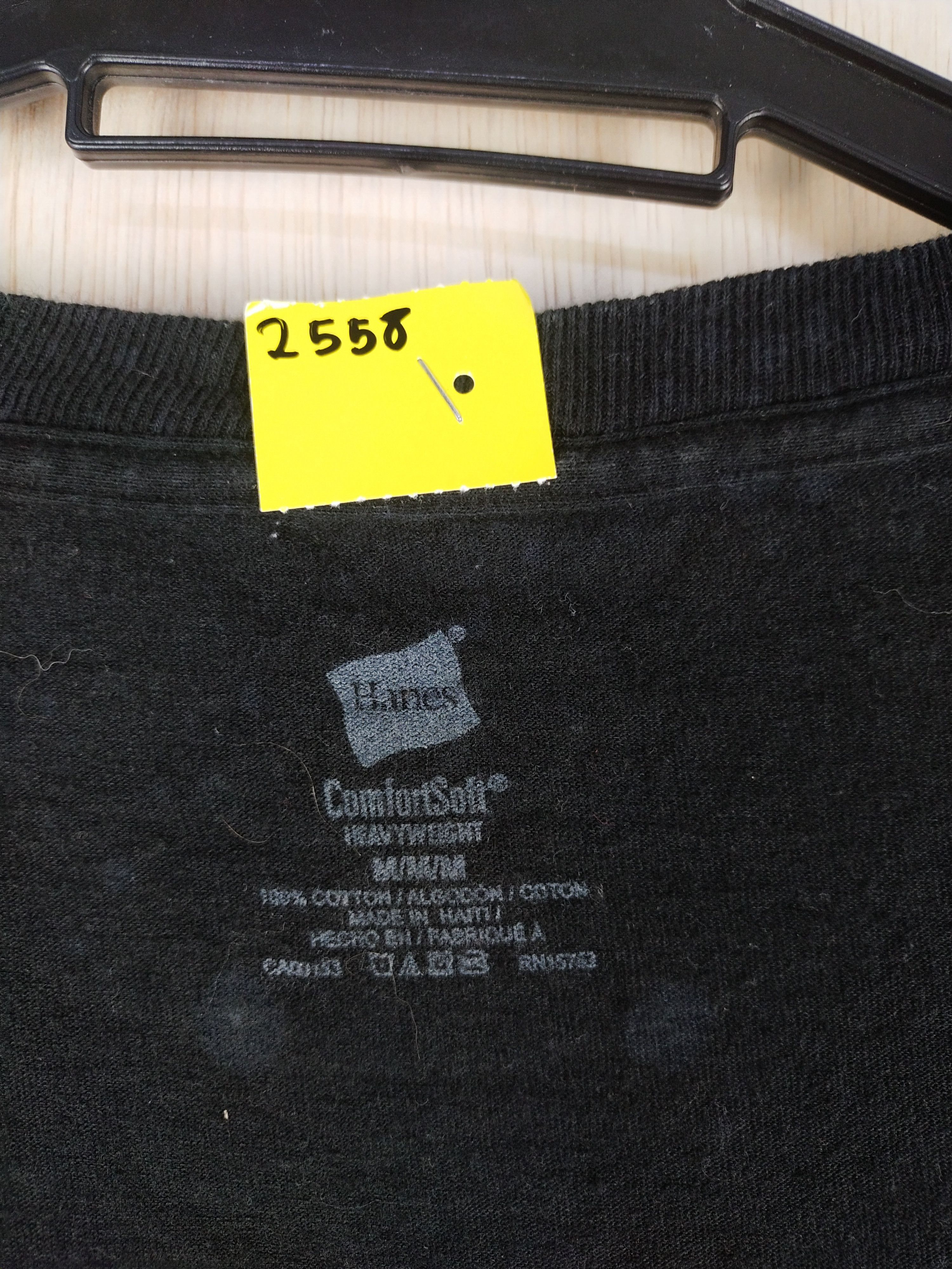 Anime DL Hanes anima black Tshirt #2558 Size US M / EU 48-50 / 2 - 12 Thumbnail