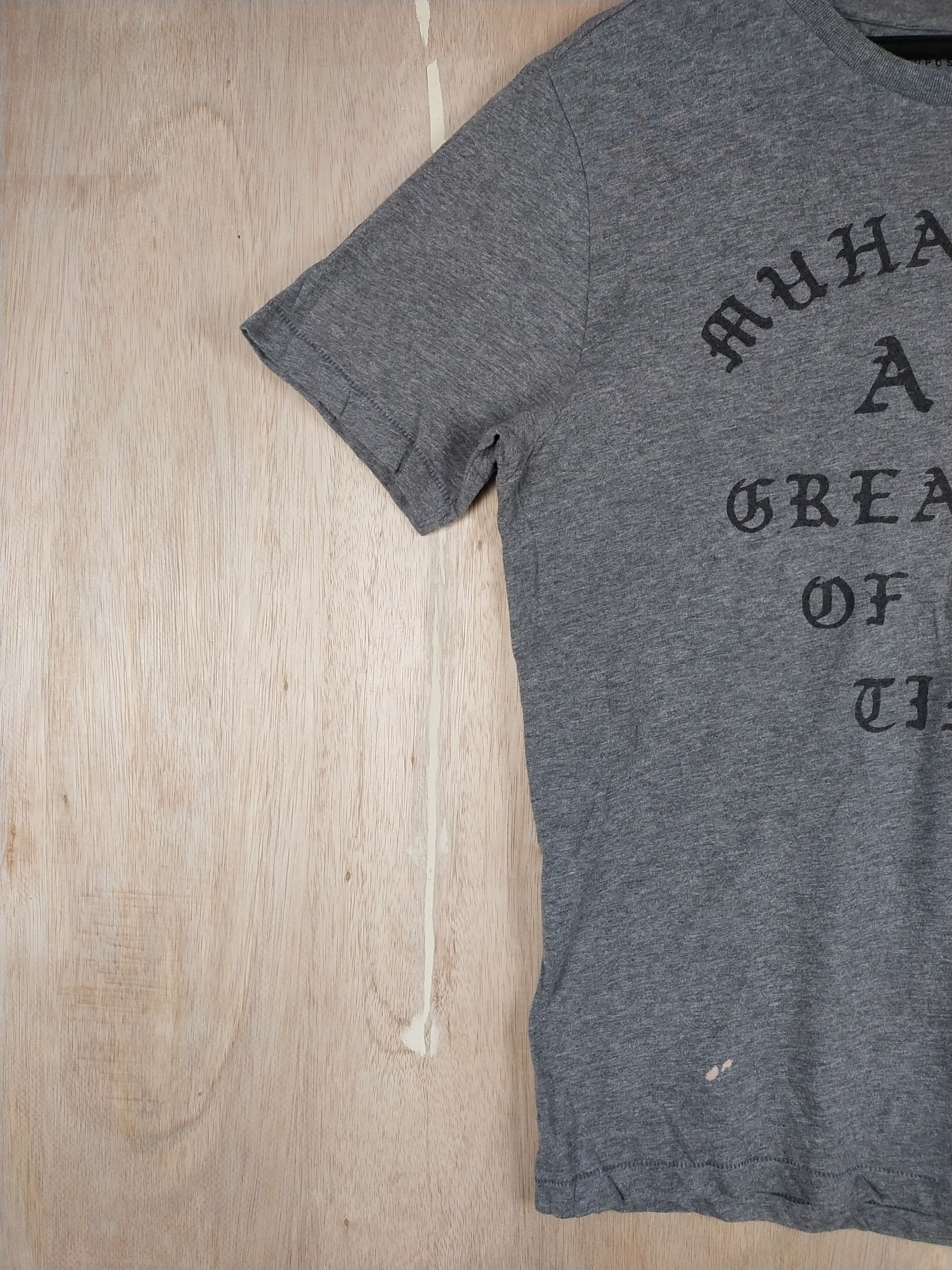 Aeropostale DL Muhammad Ali Boxer lagend gray Tshirt #2566 Size US L / EU 52-54 / 3 - 4 Thumbnail