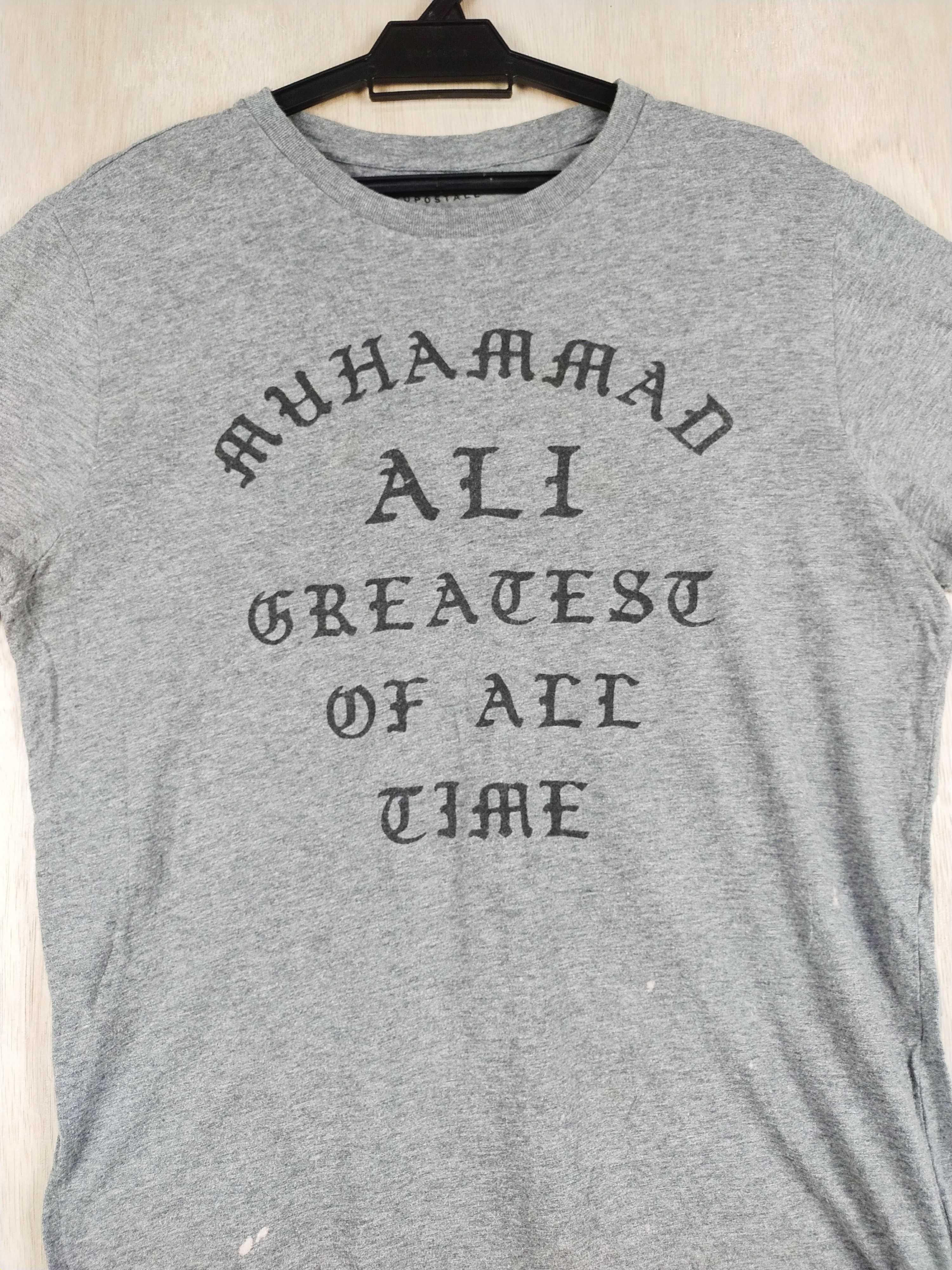 Aeropostale DL Muhammad Ali Boxer lagend gray Tshirt #2566 Size US L / EU 52-54 / 3 - 2 Thumbnail
