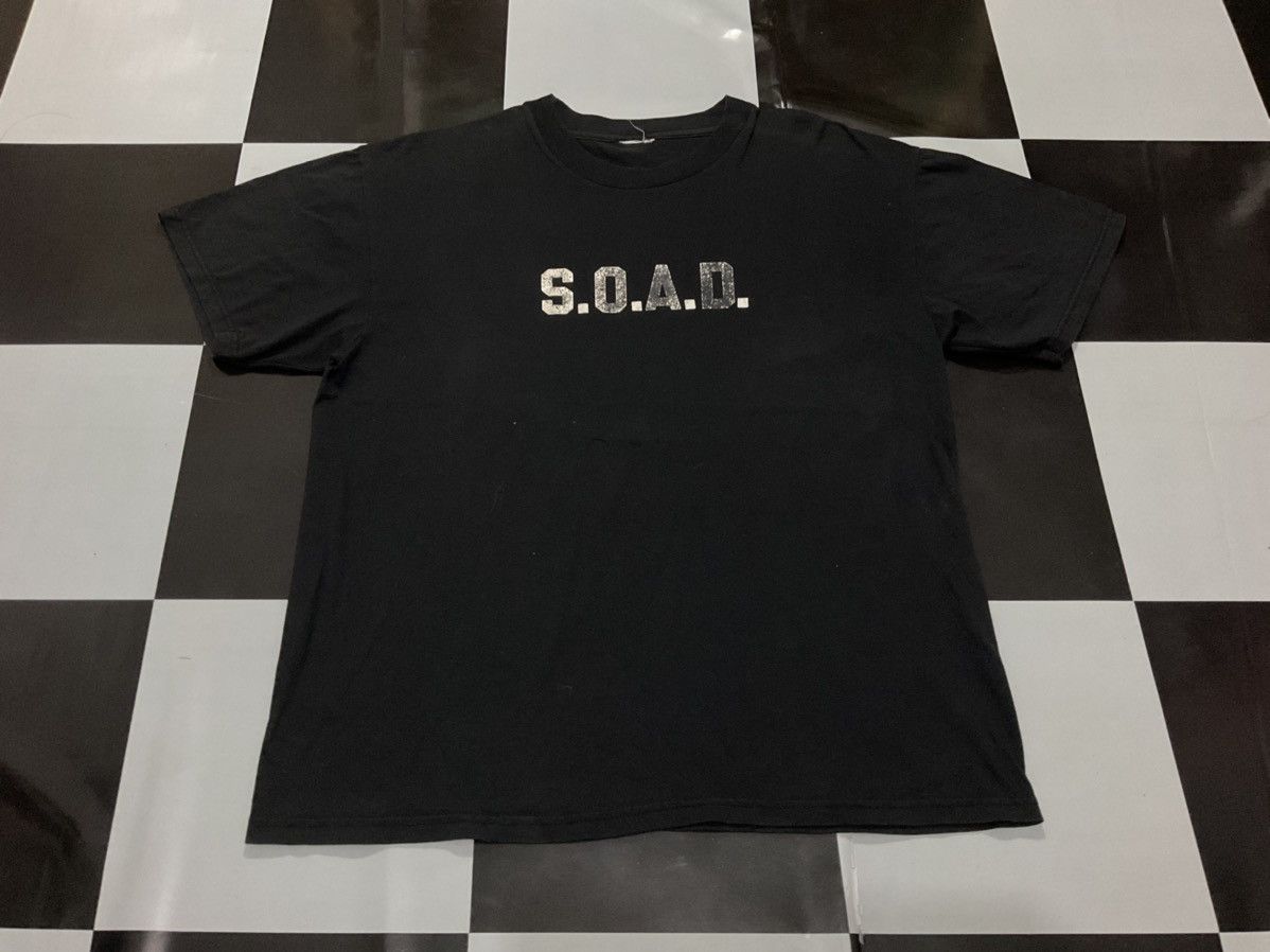 Band Tees × Vintage 🔥Y2K Vintage S.O.A.D. Shirt System Of A Down 2000s Size US L / EU 52-54 / 3 - 2 Thumbnail