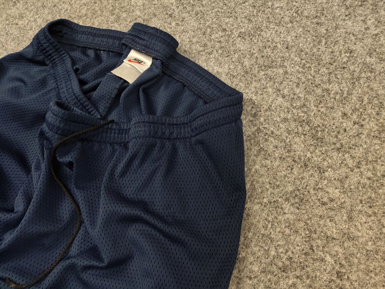 Nike 🌌Vintage Nike Shorts Blue Logo swoosh casual Y2K Streetwear Size US 36 / EU 52 - 4 Thumbnail