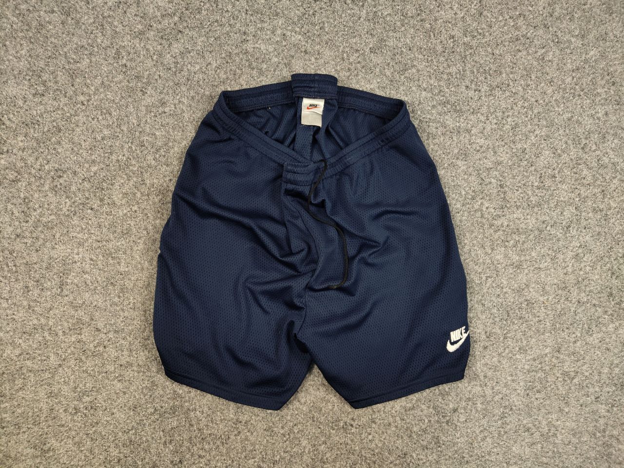 Nike 🌌Vintage Nike Shorts Blue Logo swoosh casual Y2K Streetwear Size US 36 / EU 52 - 1 Thumbnail