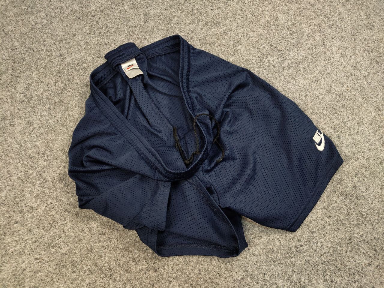 Nike 🌌Vintage Nike Shorts Blue Logo swoosh casual Y2K Streetwear Size US 36 / EU 52 - 7 Thumbnail