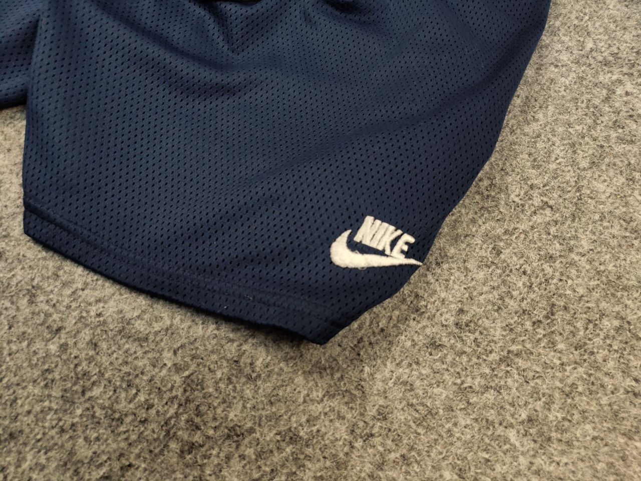 Nike 🌌Vintage Nike Shorts Blue Logo swoosh casual Y2K Streetwear Size US 36 / EU 52 - 5 Thumbnail