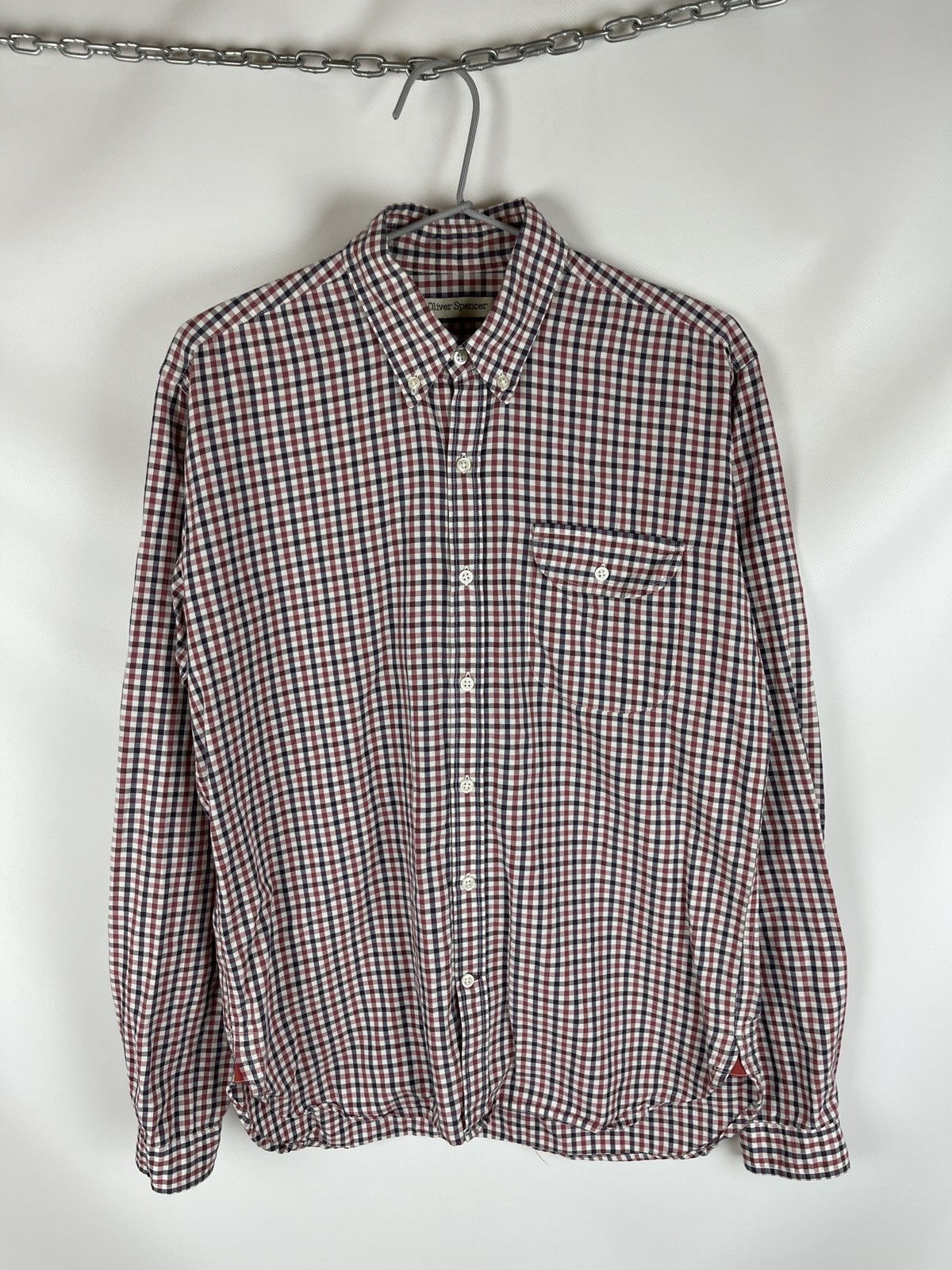 Oliver Spencer Oliver Spencer checkered long sleeve pocket shirt Size US S / EU 44-46 / 1 - 2 Thumbnail