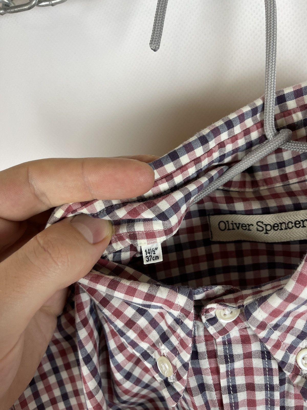 Oliver Spencer Oliver Spencer checkered long sleeve pocket shirt Size US S / EU 44-46 / 1 - 8 Thumbnail
