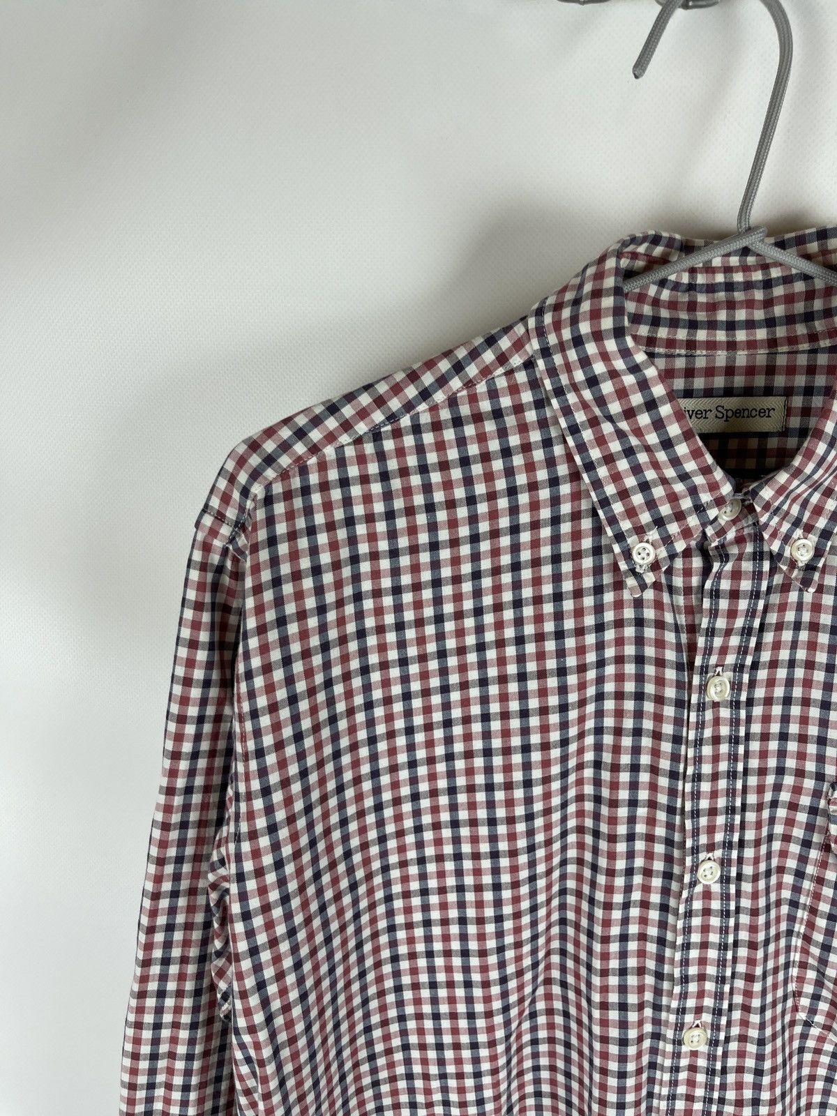 Oliver Spencer Oliver Spencer checkered long sleeve pocket shirt Size US S / EU 44-46 / 1 - 3 Thumbnail