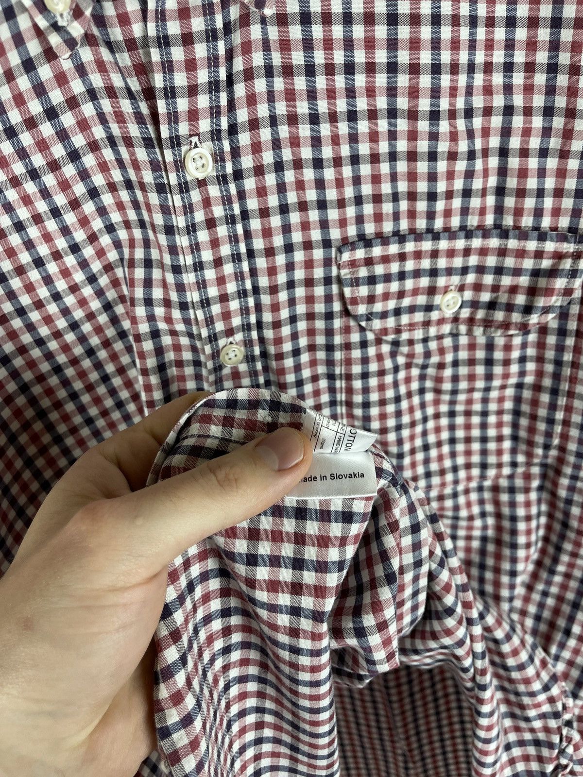 Oliver Spencer Oliver Spencer checkered long sleeve pocket shirt Size US S / EU 44-46 / 1 - 9 Thumbnail
