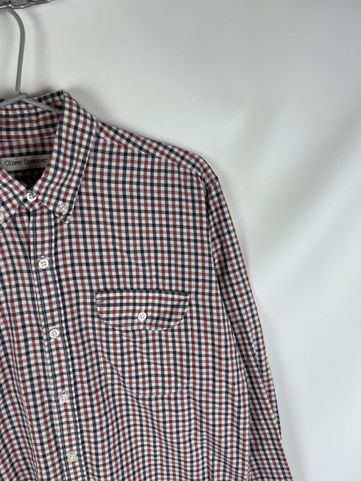 Oliver Spencer Oliver Spencer checkered long sleeve pocket shirt Size US S / EU 44-46 / 1 - 5 Thumbnail
