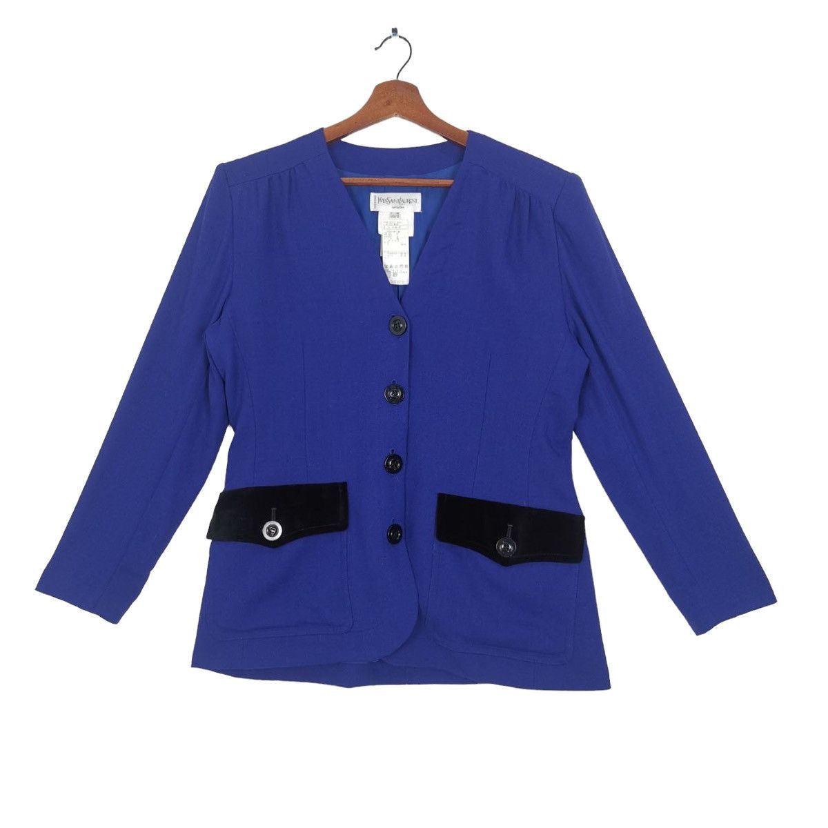 Designer × Vintage × Yves Saint Laurent Vintage Yves Saint Laurent Blazer Jacket Size L / US 10 / IT 46 - 1 Thumbnail