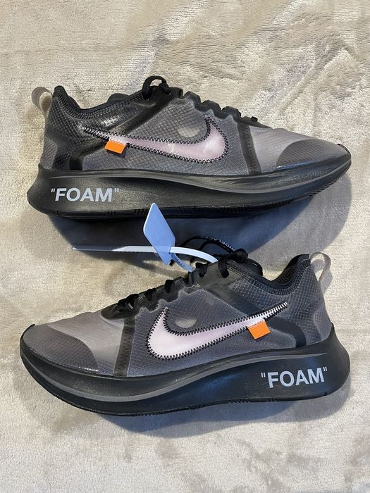 Nike Zoom Fly Off-White Black Silver Men's AJ4588-001 US, 56% OFF