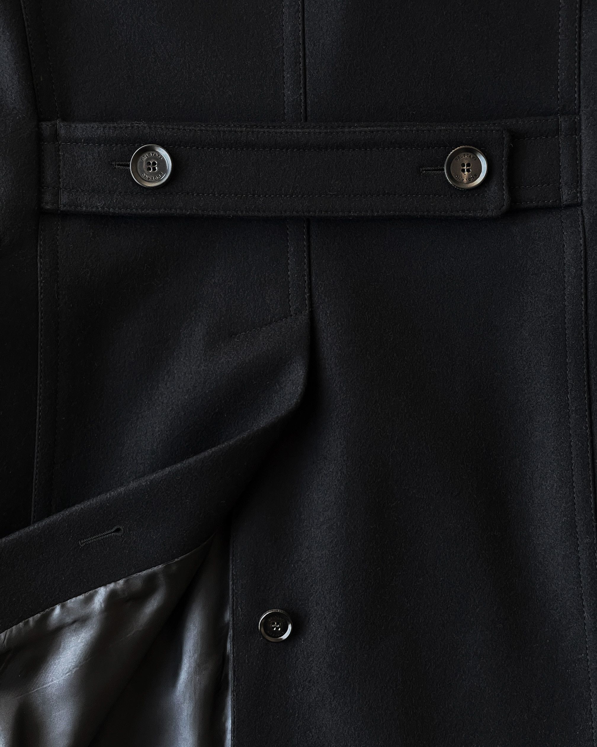 Belstaff Bosbury Melton Wool Coat Size US S / EU 44-46 / 1 - 8 Thumbnail