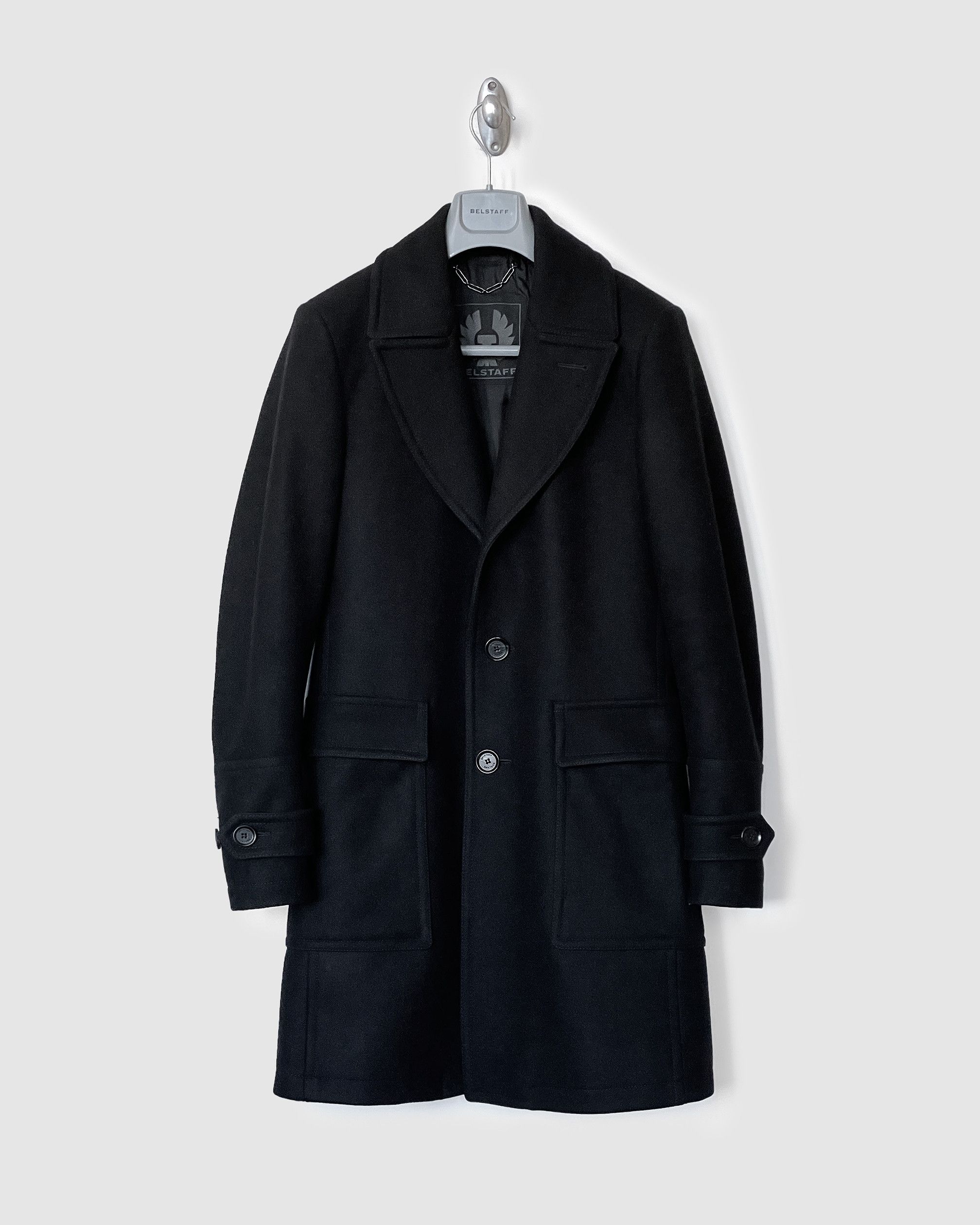 Belstaff Bosbury Melton Wool Coat Size US S / EU 44-46 / 1 - 1 Thumbnail
