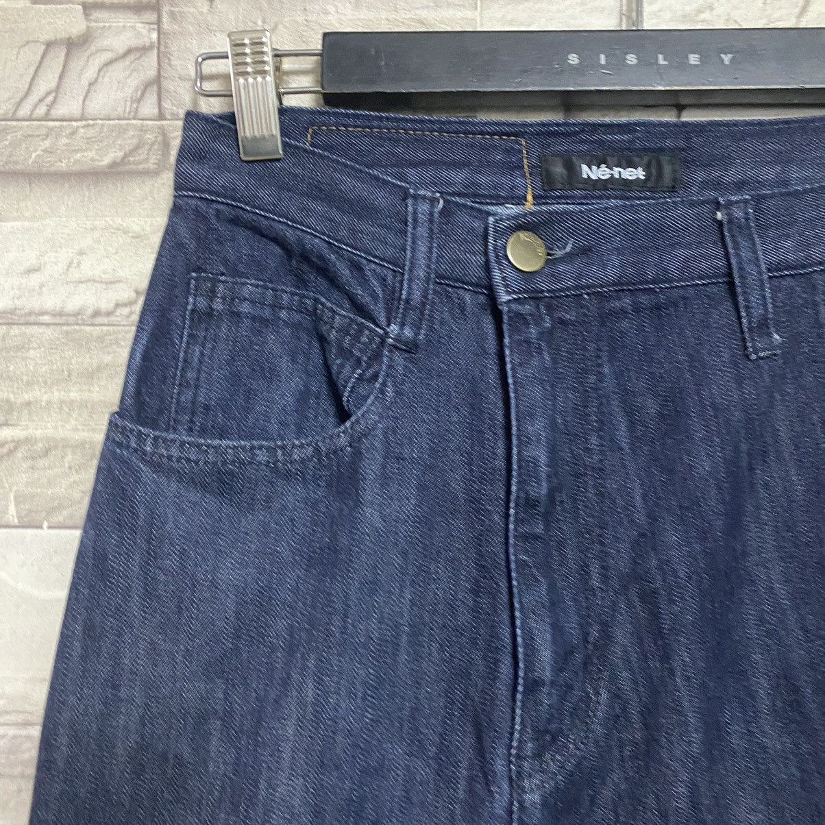 Ne-Net Ne-net Denim Assymetrical Drop Pants Size 27" / US 4 / IT 40 - 6 Thumbnail