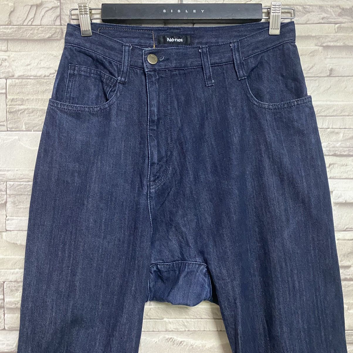 Ne-Net Ne-net Denim Assymetrical Drop Pants Size 27" / US 4 / IT 40 - 4 Thumbnail