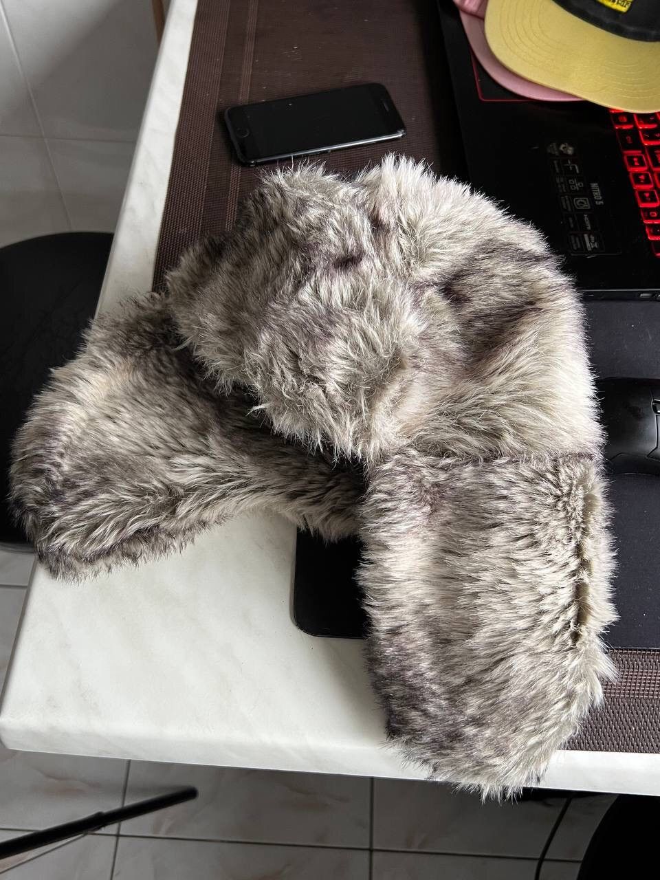 Vintage Vintage 90s Alt Beanie Mohair Streetwear Hype American VTg Size ONE SIZE - 2 Thumbnail