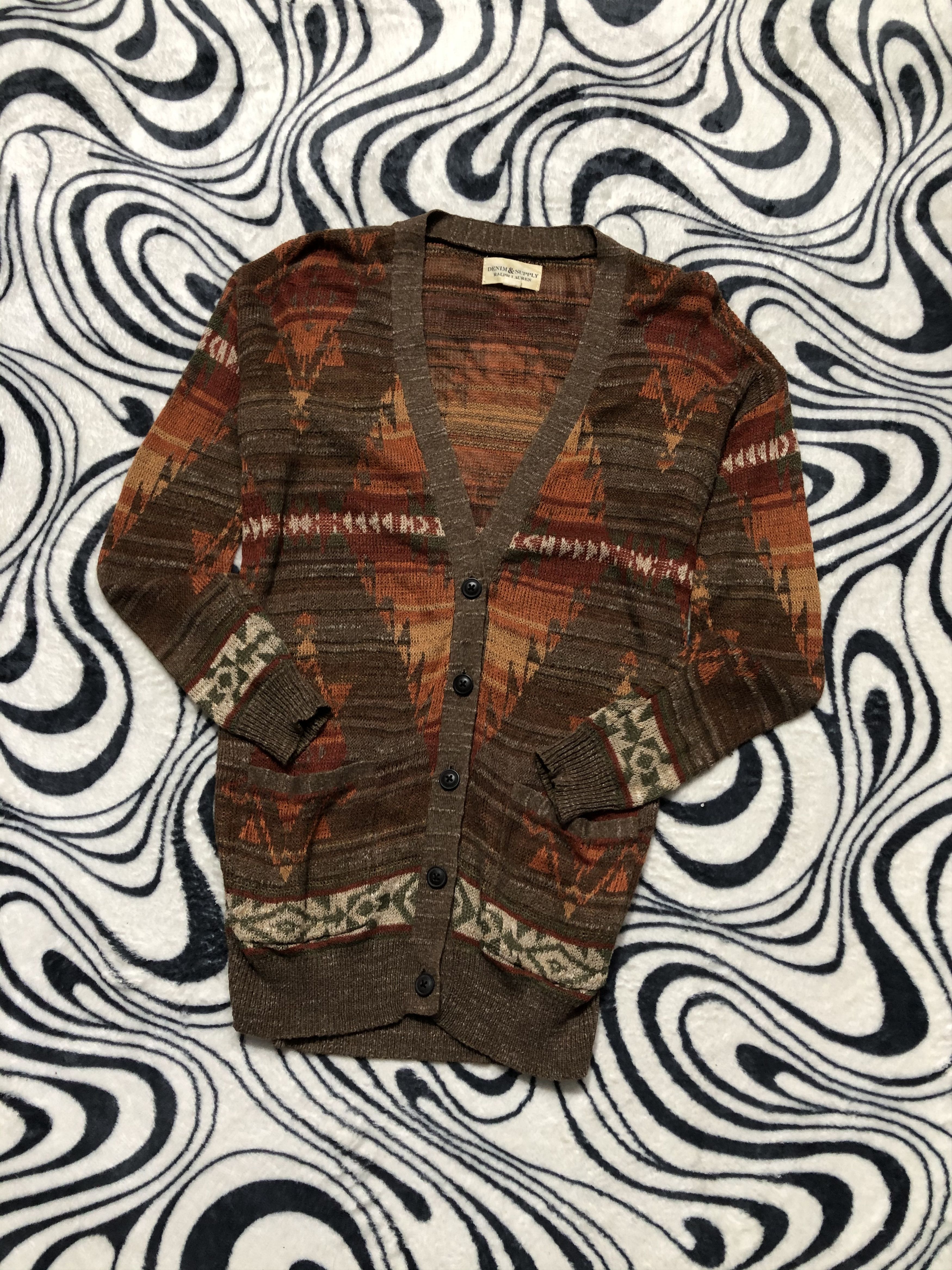 Denim & Supply Ralph Lauren × Polo Ralph Lauren Denim And Supply Ralph Lauren WMNS Knit Cardigan Aztek Size S / US 4 / IT 40 - 1 Thumbnail