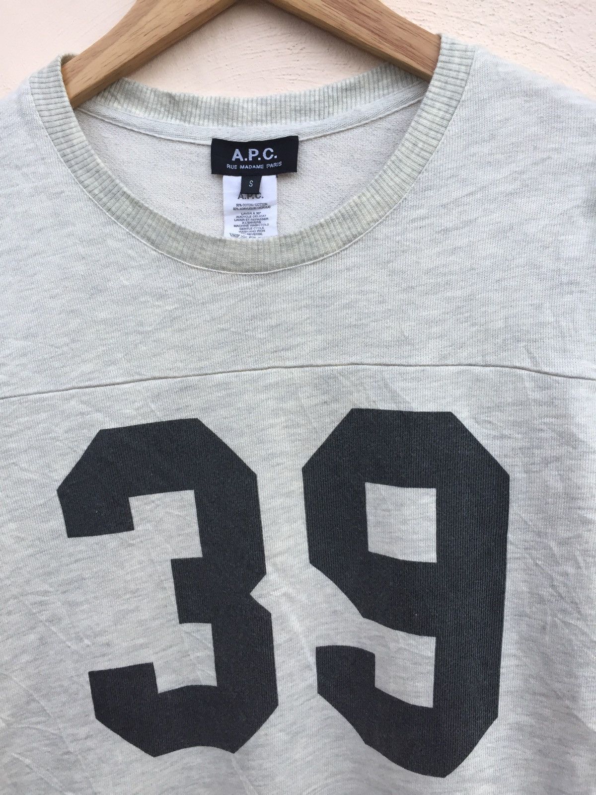 A.P.C. Vintage A.P.C Raglan Long Sleeve Tee Size US S / EU 44-46 / 1 - 3 Thumbnail