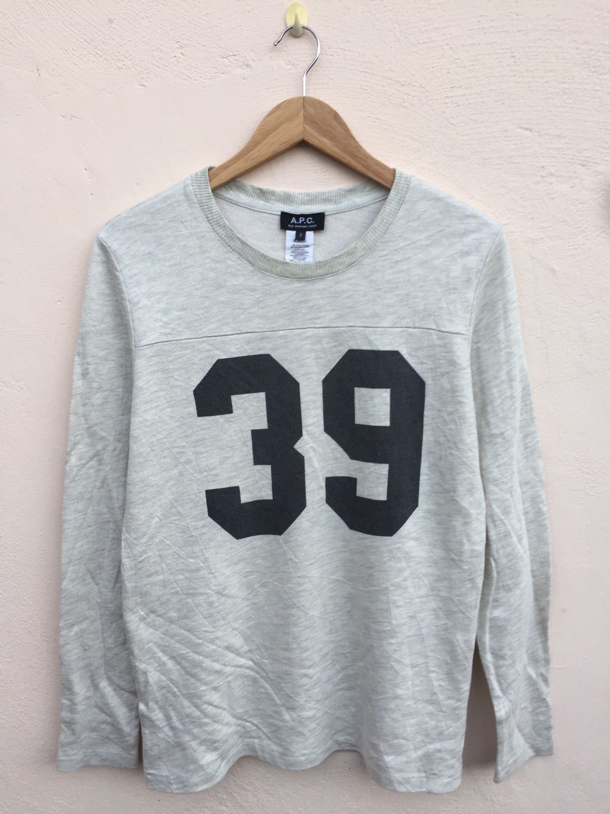 A.P.C. Vintage A.P.C Raglan Long Sleeve Tee Size US S / EU 44-46 / 1 - 1 Thumbnail