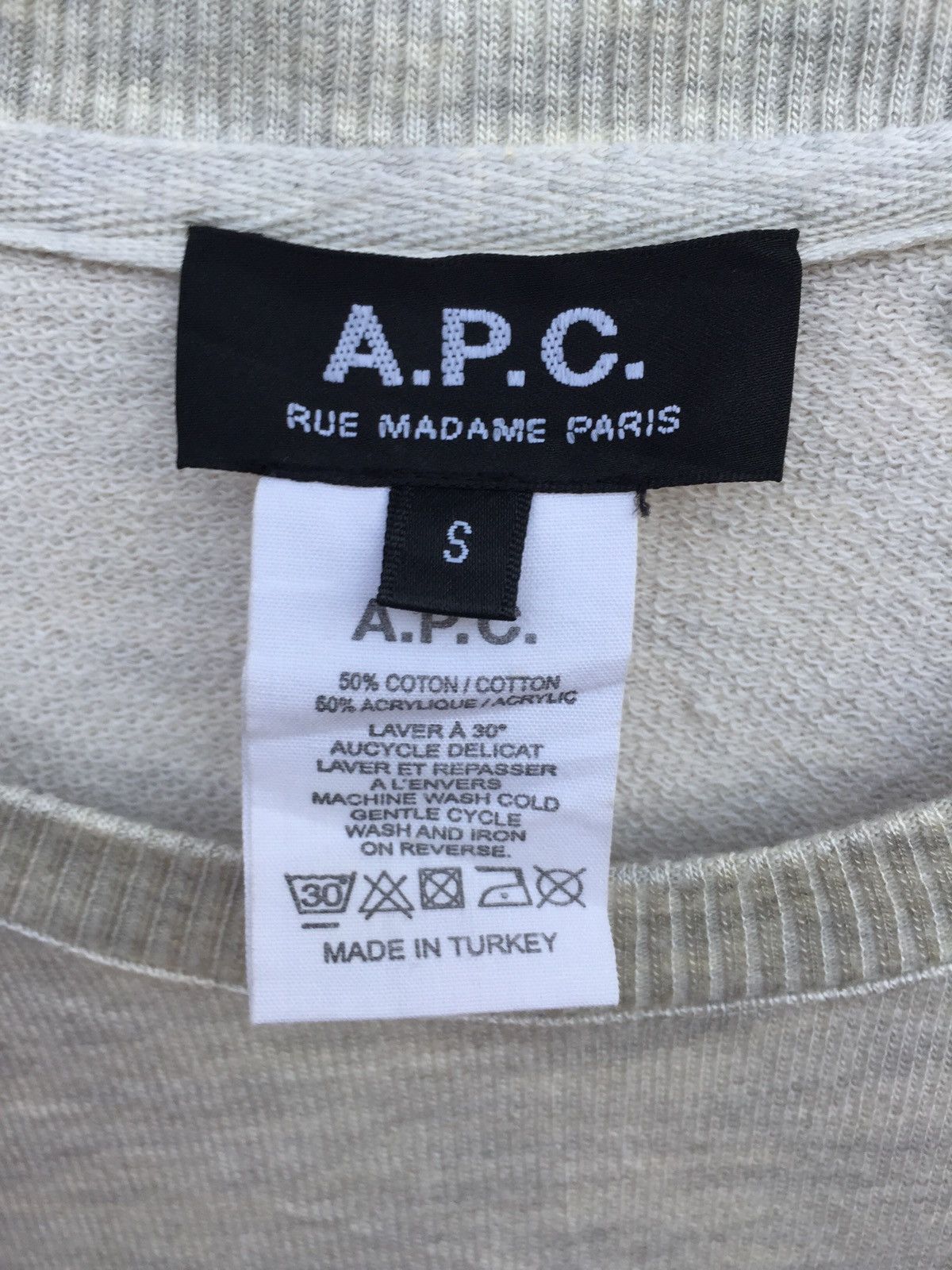 A.P.C. Vintage A.P.C Raglan Long Sleeve Tee Size US S / EU 44-46 / 1 - 4 Thumbnail