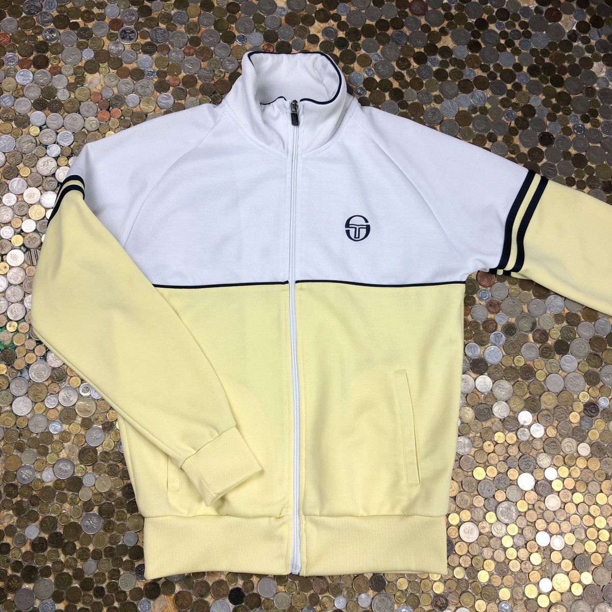 Sergio Tacchini × Vintage Sergio Tacchini Vintage zip sweatshirt Size US S / EU 44-46 / 1 - 1 Thumbnail