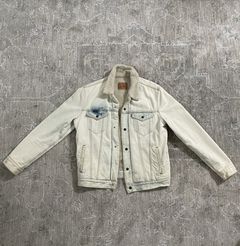 DropsByJay on X: Supreme x Levi's Custom Bleached Trucker Jacket