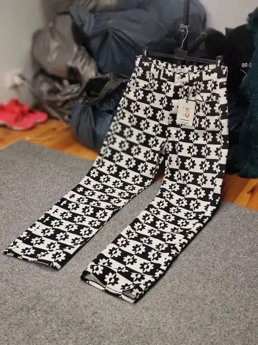 Japanese Brand Vintage 90s checkerboard pattern Jeans Japanese Streetwear Size 32" / US 10 / IT 46 - 10 Thumbnail