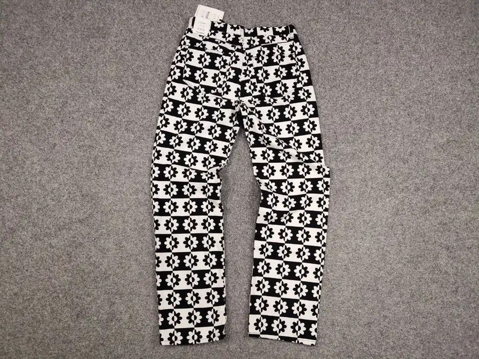 Japanese Brand Vintage 90s checkerboard pattern Jeans Japanese Streetwear Size 32" / US 10 / IT 46 - 6 Thumbnail
