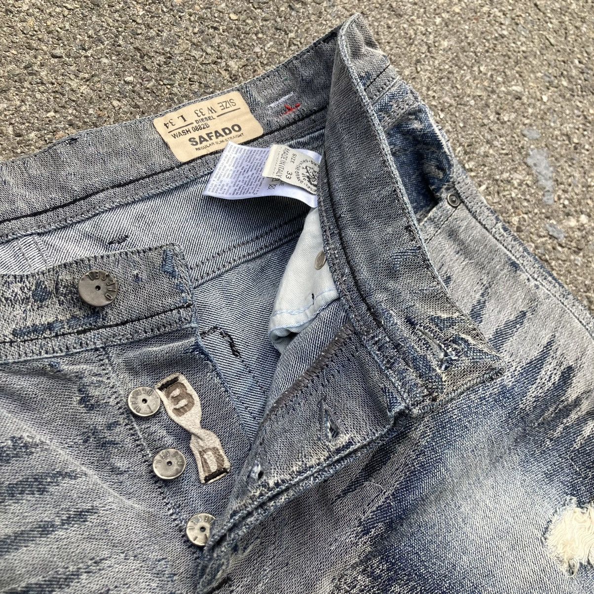 Diesel × Japanese Brand Rare! Diesel 3D Safado Reg Slim Straight Jeans Made in Italy Size US 33 - 6 Thumbnail