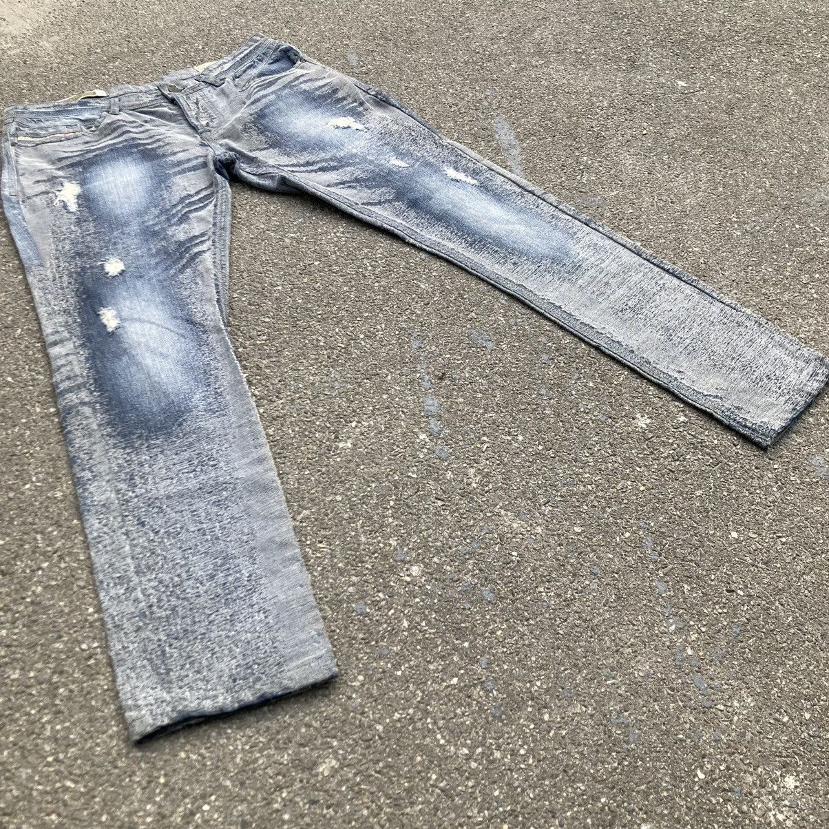 Diesel × Japanese Brand Rare! Diesel 3D Safado Reg Slim Straight Jeans Made in Italy Size US 33 - 3 Thumbnail