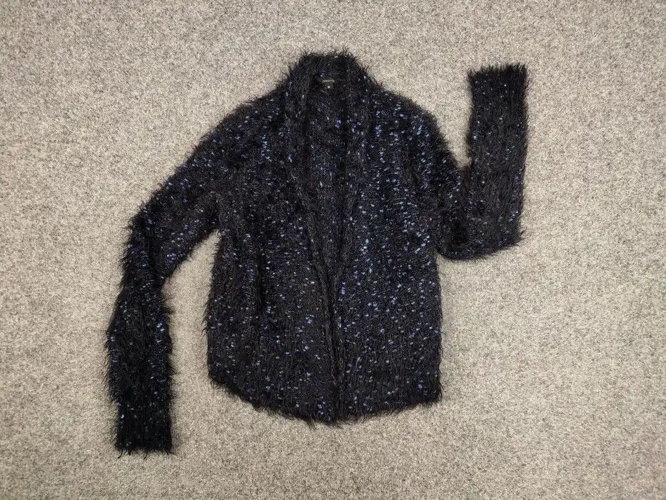 Japanese Brand Vintage 90's Japanese Cardigan Mohair Style Fuzzy Sweater Size M / US 6-8 / IT 42-44 - 5 Thumbnail