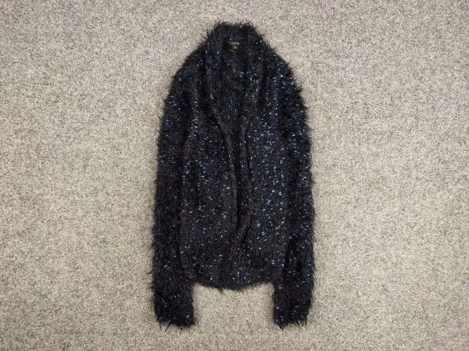 Japanese Brand Vintage 90's Japanese Cardigan Mohair Style Fuzzy Sweater Size M / US 6-8 / IT 42-44 - 1 Thumbnail