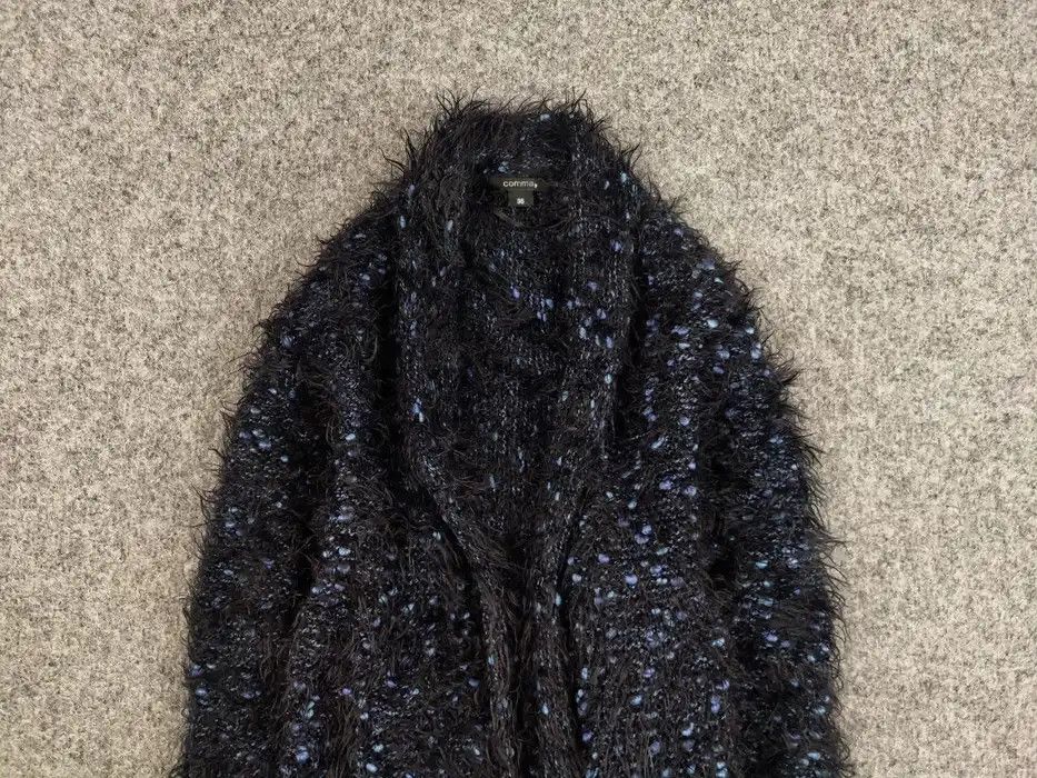 Japanese Brand Vintage 90's Japanese Cardigan Mohair Style Fuzzy Sweater Size M / US 6-8 / IT 42-44 - 3 Thumbnail
