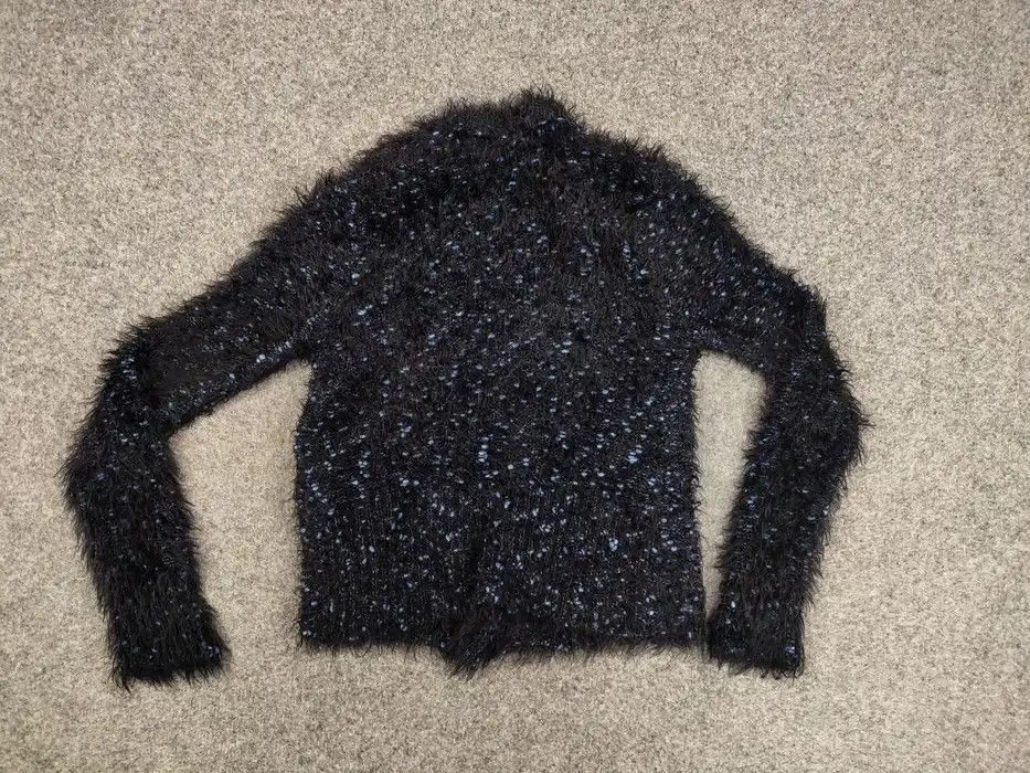 Japanese Brand Vintage 90's Japanese Cardigan Mohair Style Fuzzy Sweater Size M / US 6-8 / IT 42-44 - 6 Thumbnail