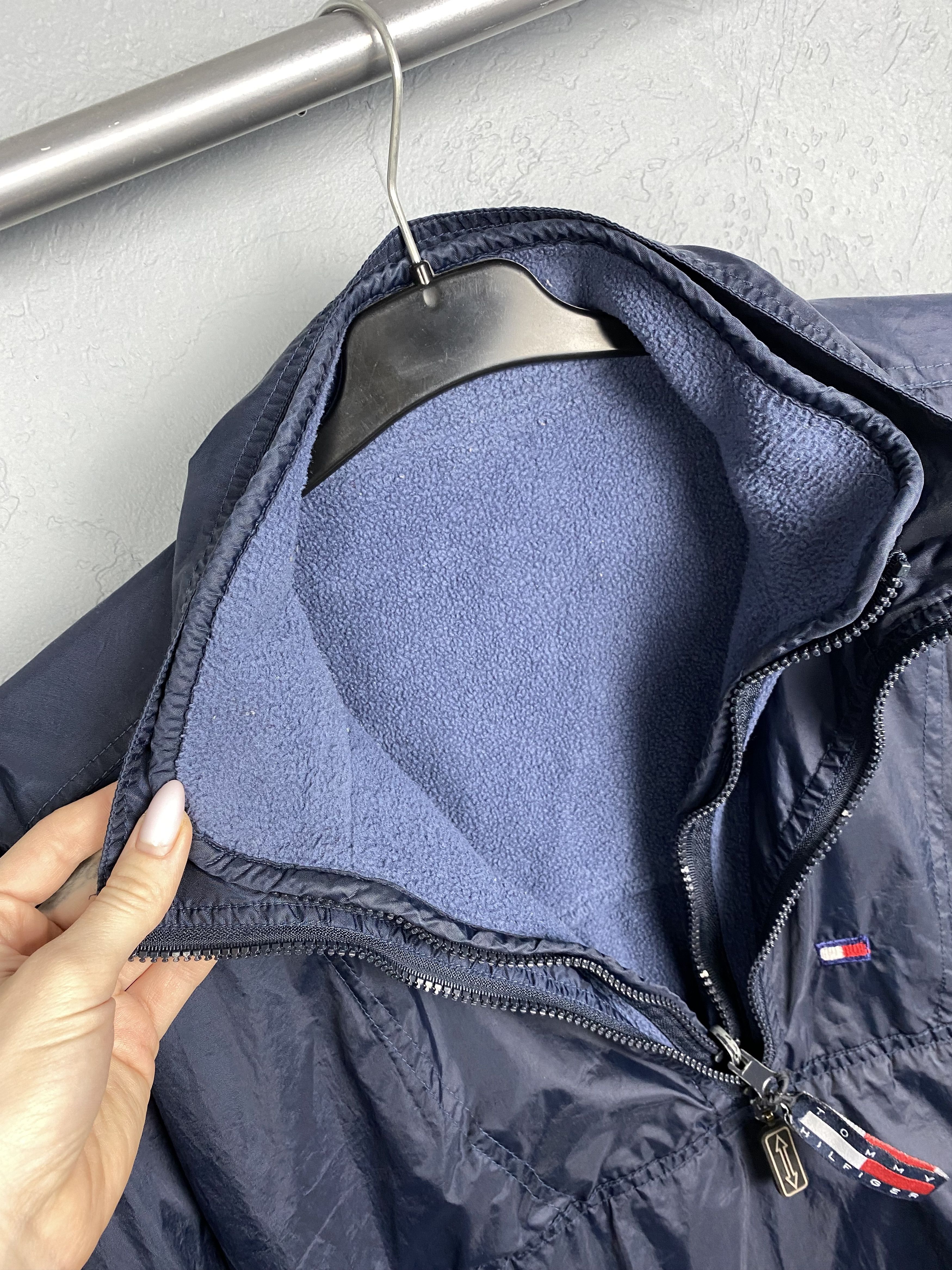 Tommy Hilfiger Vintage Tommy Hilfiger Jeans Reversible Fleece Anorak Jacket Size US L / EU 52-54 / 3 - 12 Thumbnail