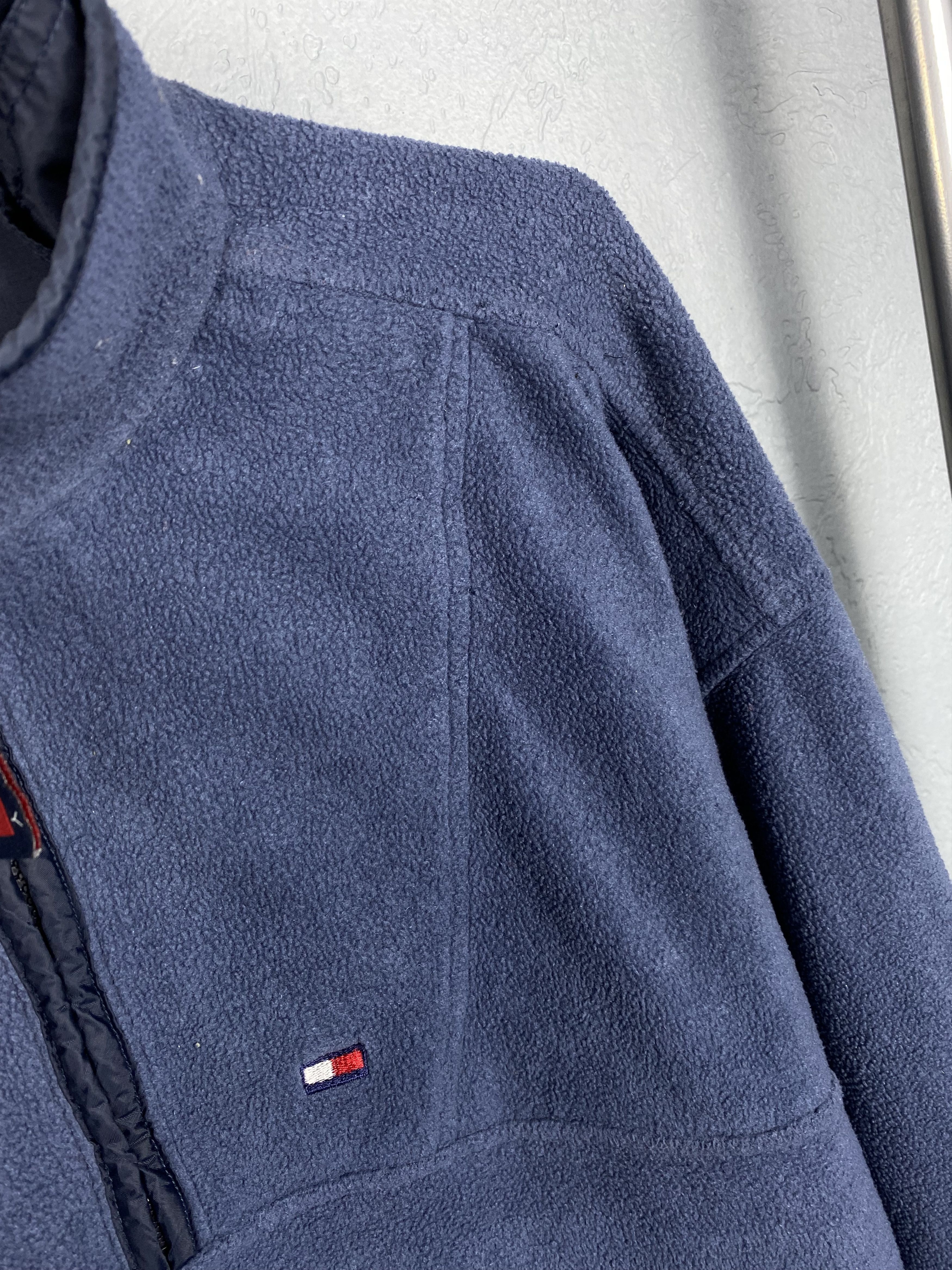 Tommy Hilfiger Vintage Tommy Hilfiger Jeans Reversible Fleece Anorak Jacket Size US L / EU 52-54 / 3 - 3 Thumbnail