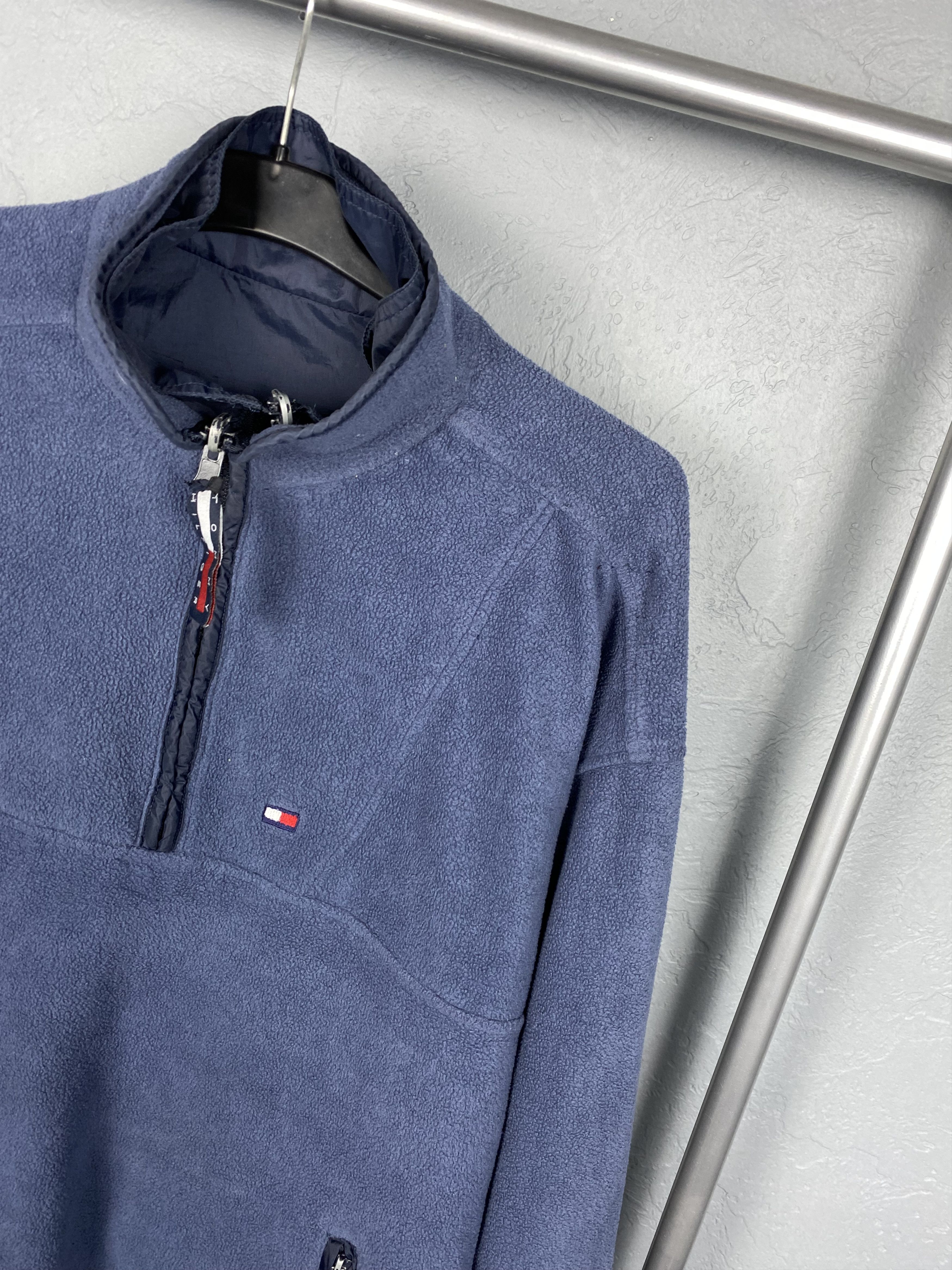 Tommy Hilfiger Vintage Tommy Hilfiger Jeans Reversible Fleece Anorak Jacket Size US L / EU 52-54 / 3 - 2 Thumbnail