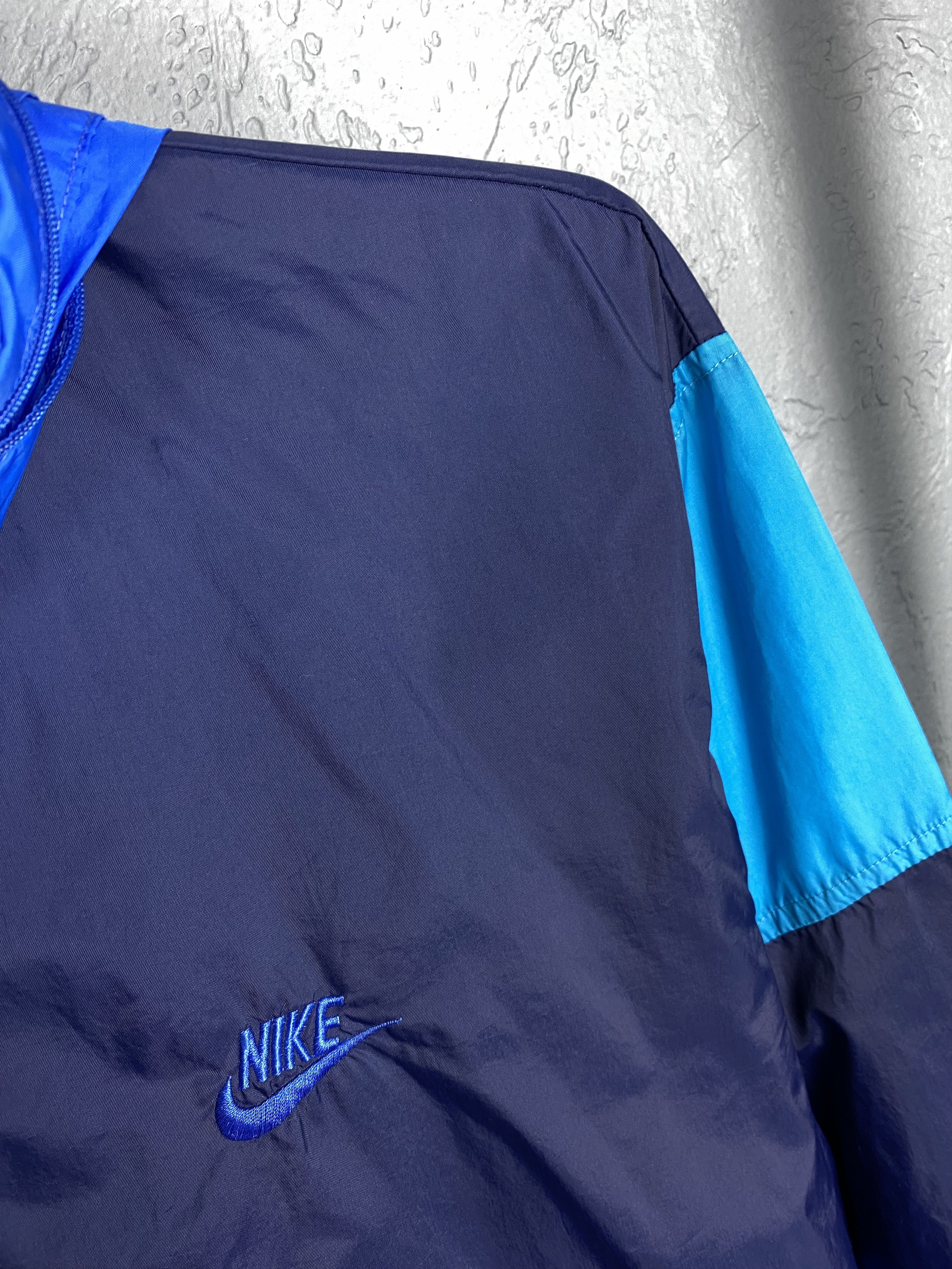 Nike Nike 90s Vintage Mens Nylon Track Top Jacket Drill style Size US M / EU 48-50 / 2 - 3 Thumbnail