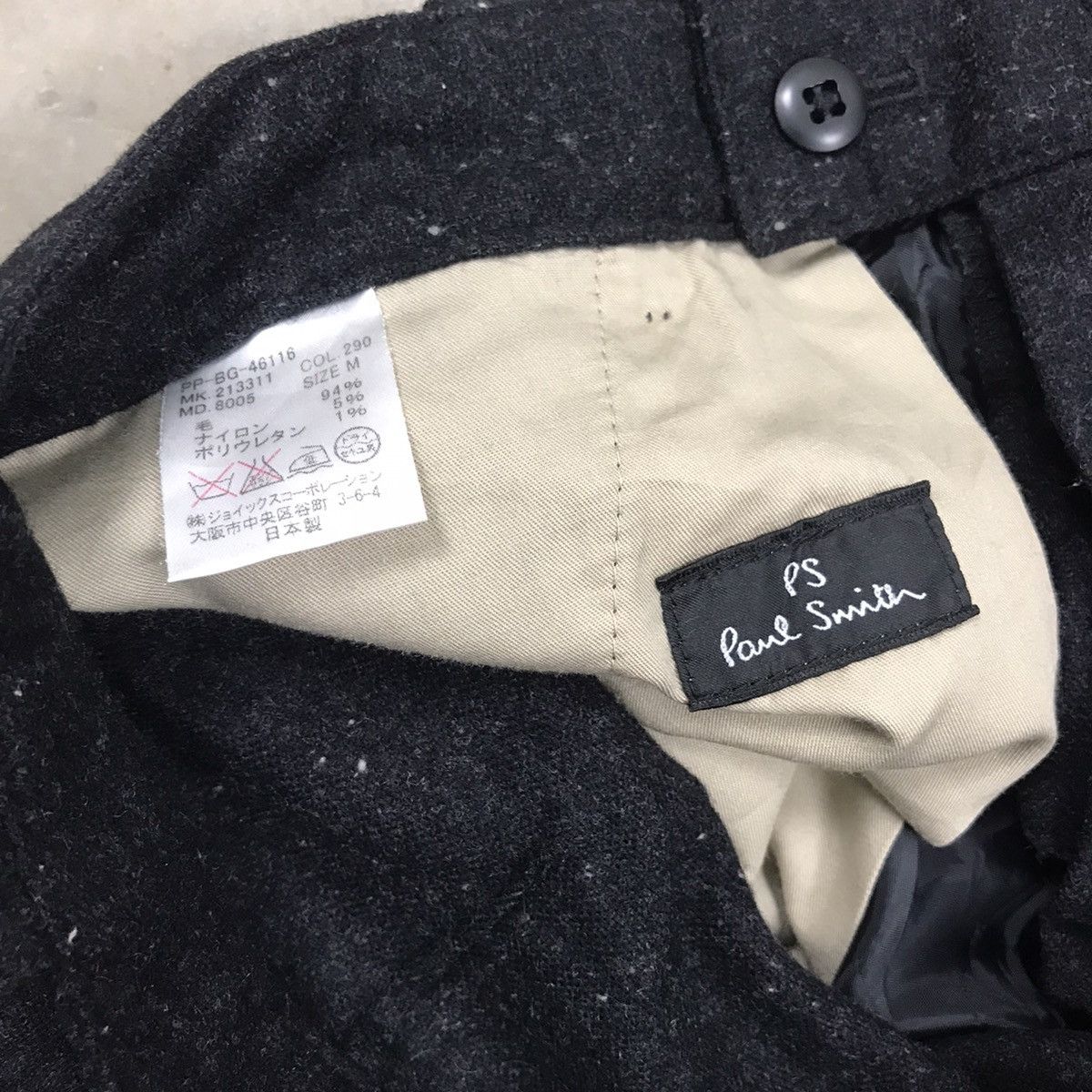 Paul Smith × R.Newbold Vintage Paul Smirh Wool Bush Straight Pants Size US 32 / EU 48 - 7 Thumbnail