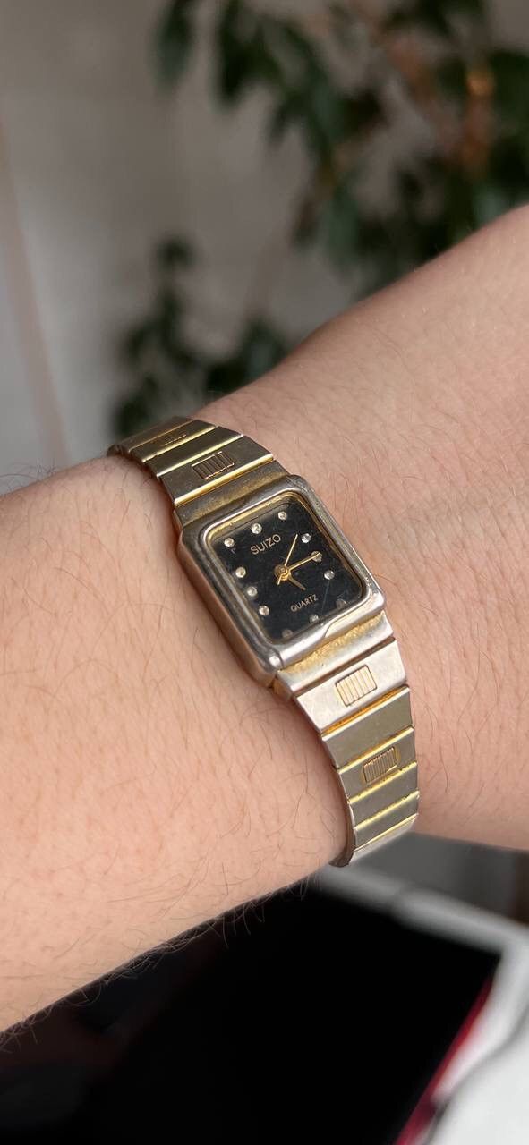 Designer × Japanese Brand × Vintage Vintage Japan 80s Suizo vintage watch bracelet Japanese Size ONE SIZE - 1 Thumbnail