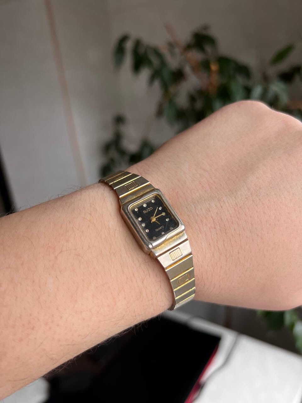 Designer × Japanese Brand × Vintage Vintage Japan 80s Suizo vintage watch bracelet Japanese Size ONE SIZE - 2 Thumbnail