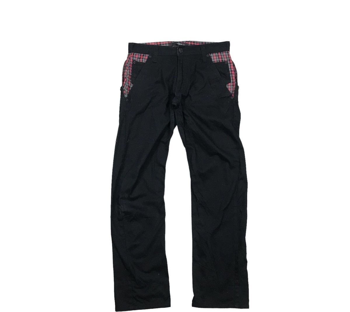 14th Addiction × Japanese Brand Dominate Anarchy Handcraft Tartan Flip Pocket Pants Size US 31 - 2 Thumbnail