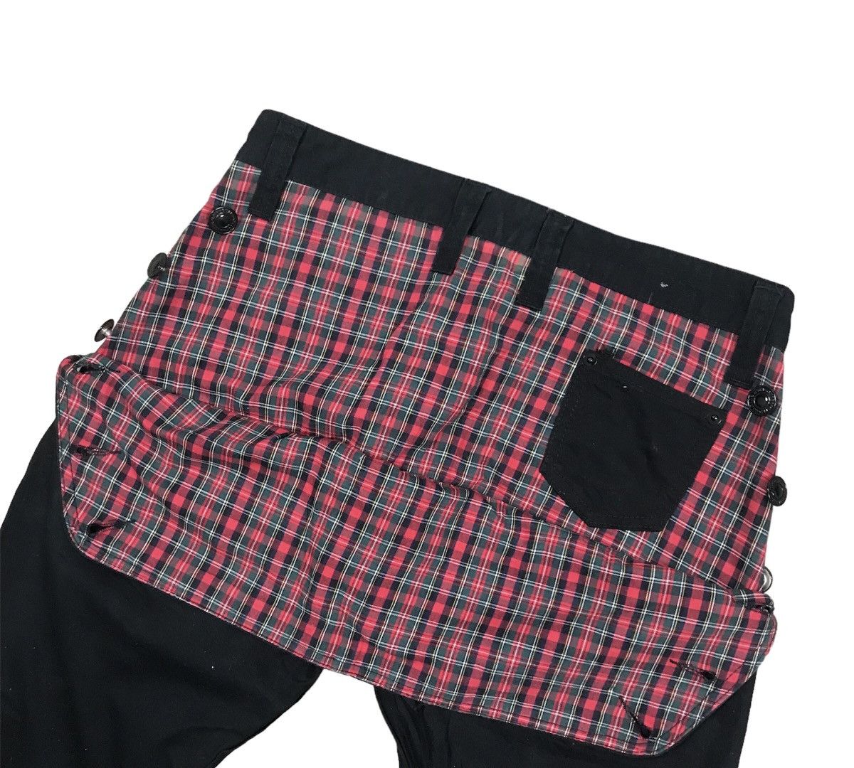 14th Addiction × Japanese Brand Dominate Anarchy Handcraft Tartan Flip Pocket Pants Size US 31 - 7 Thumbnail