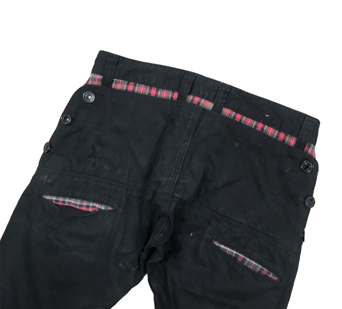 14th Addiction × Japanese Brand Dominate Anarchy Handcraft Tartan Flip Pocket Pants Size US 31 - 5 Thumbnail